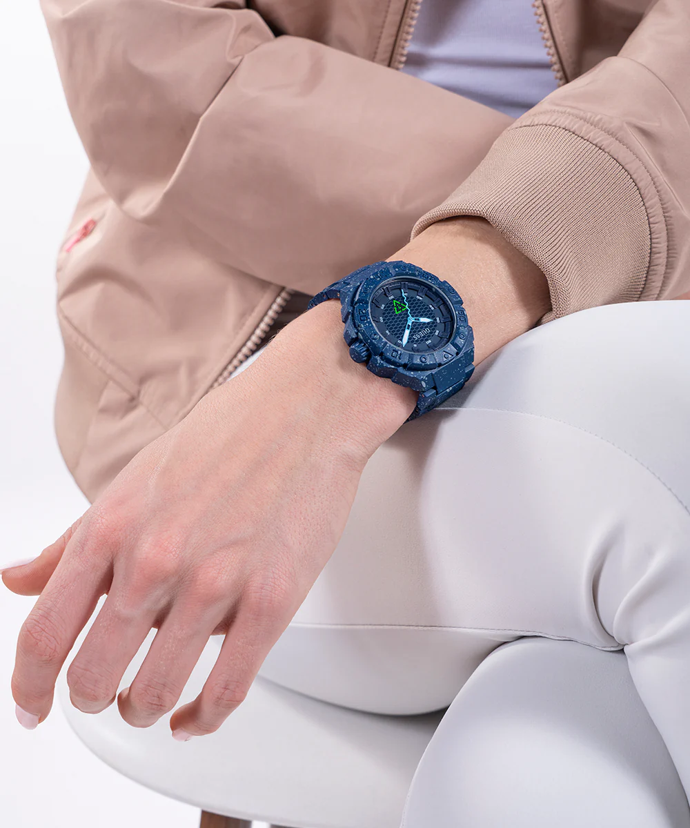 ECO-FRIENDLY #TIDE OCEAN PLASTIC NAVY WATCH - Image 3