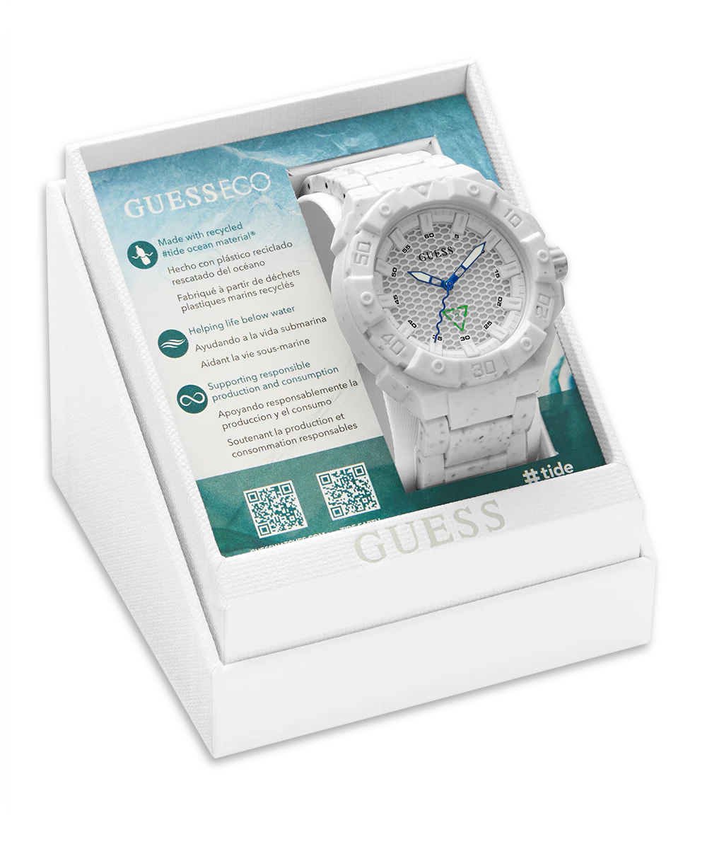 ECO-FRIENDLY #TIDE OCEAN PLASTIC WHITE WATCH - Image 8