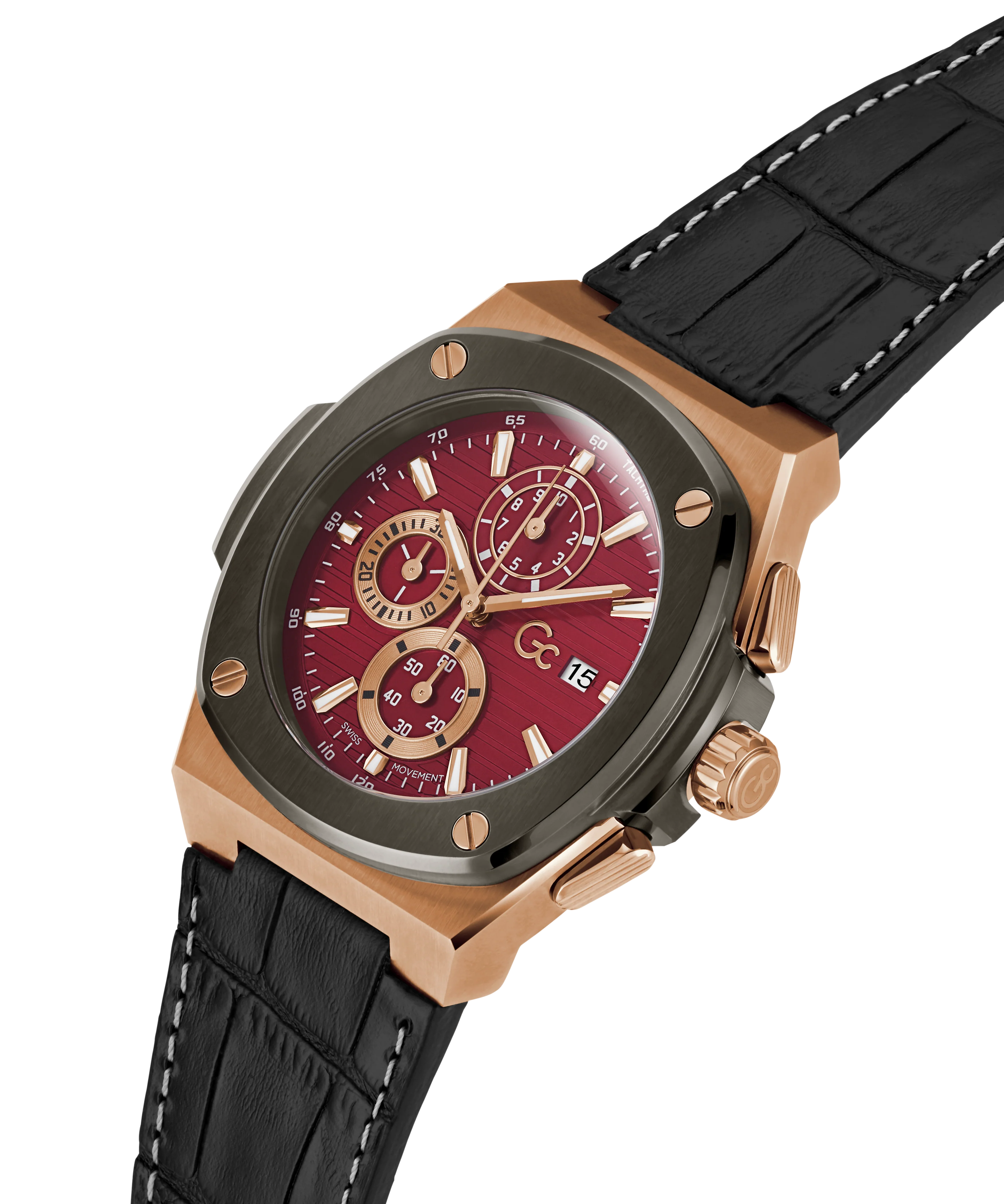 Gc Coussin Shape Chrono Leather - Image 2
