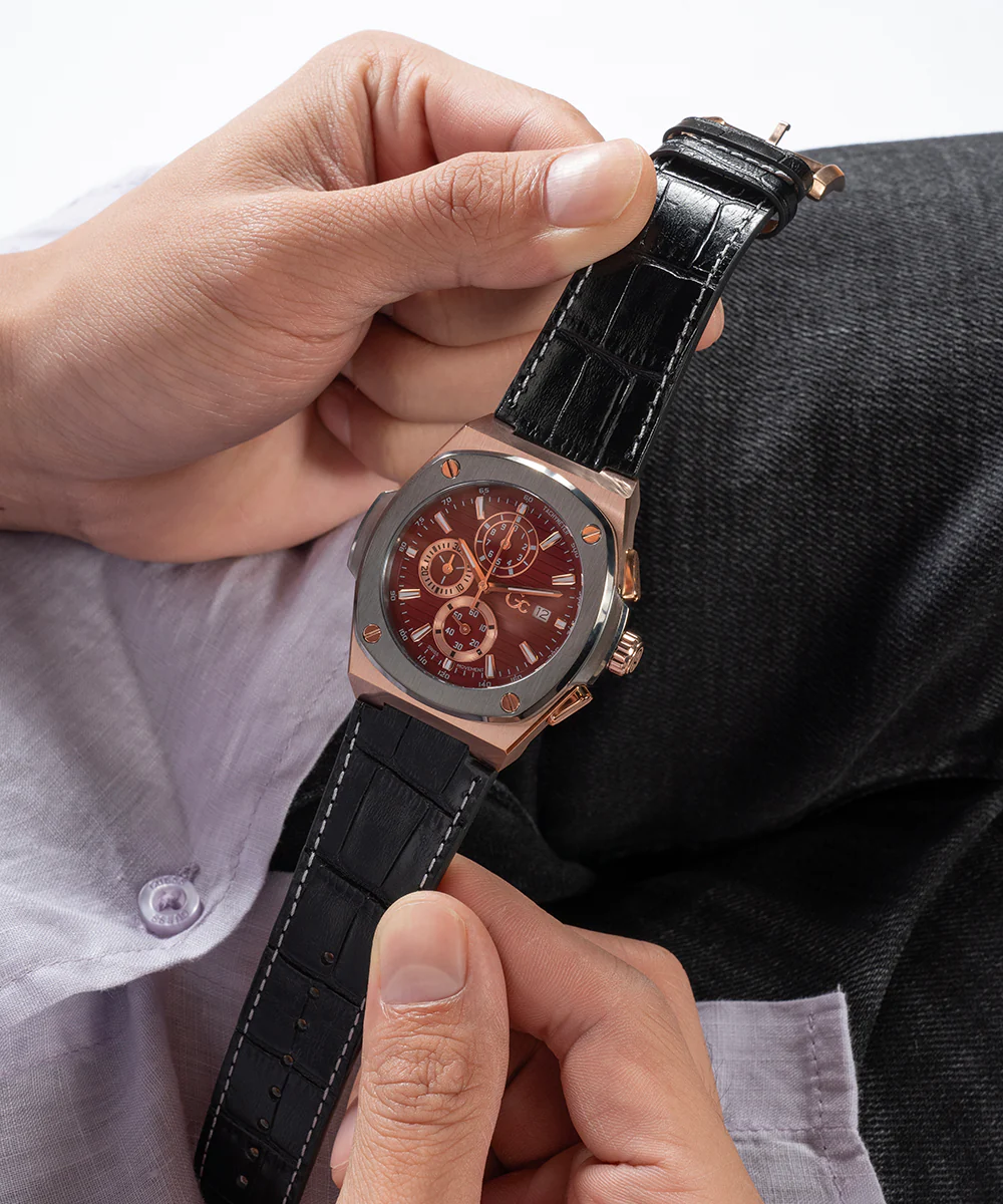 Gc Coussin Shape Chrono Leather - Image 3