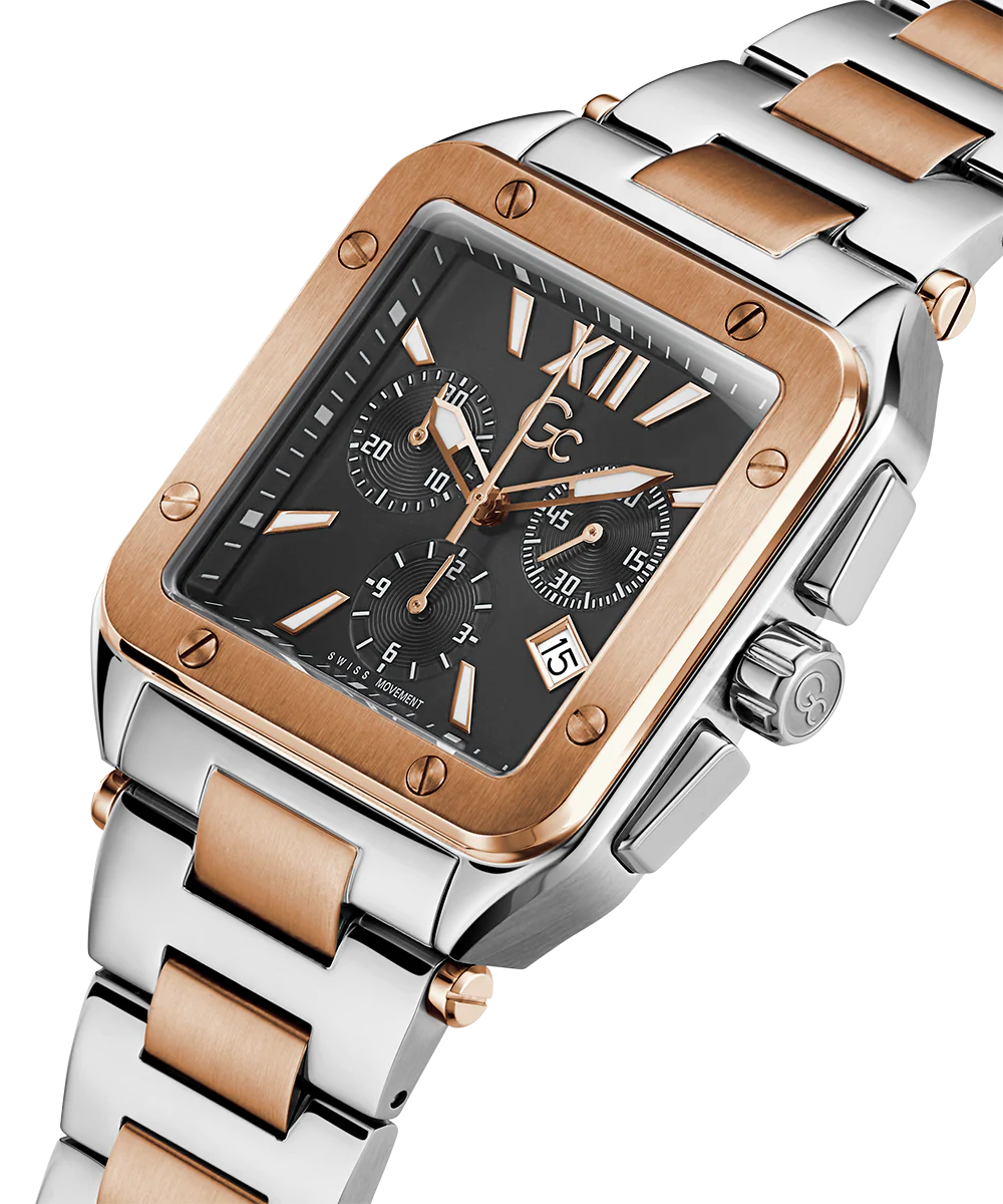 Gc Couture Square Mens Chrono Metal - Image 3