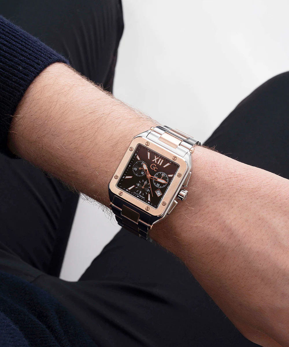 Gc Couture Square Mens Chrono Metal - Image 4