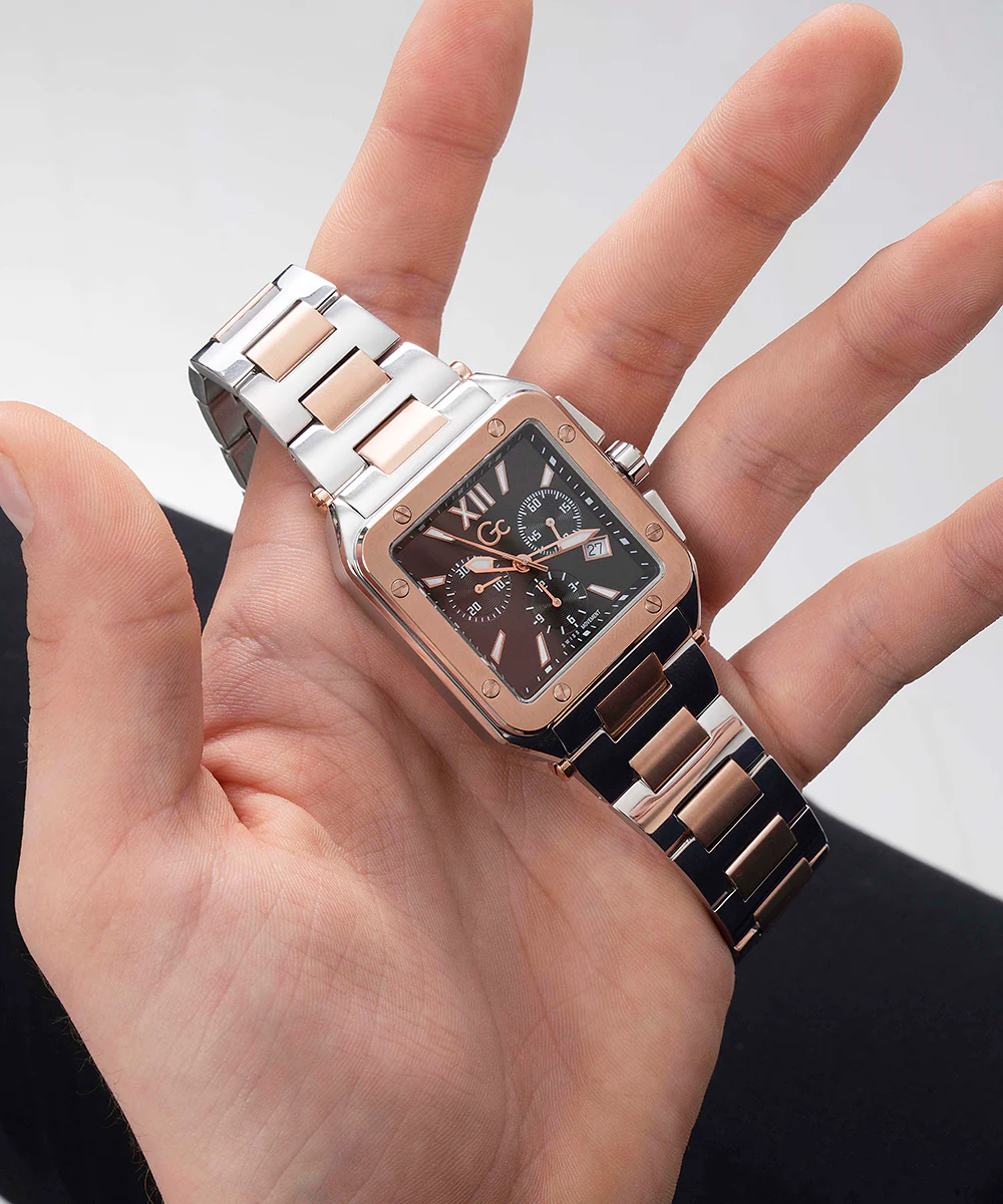 Gc Couture Square Mens Chrono Metal - Image 6