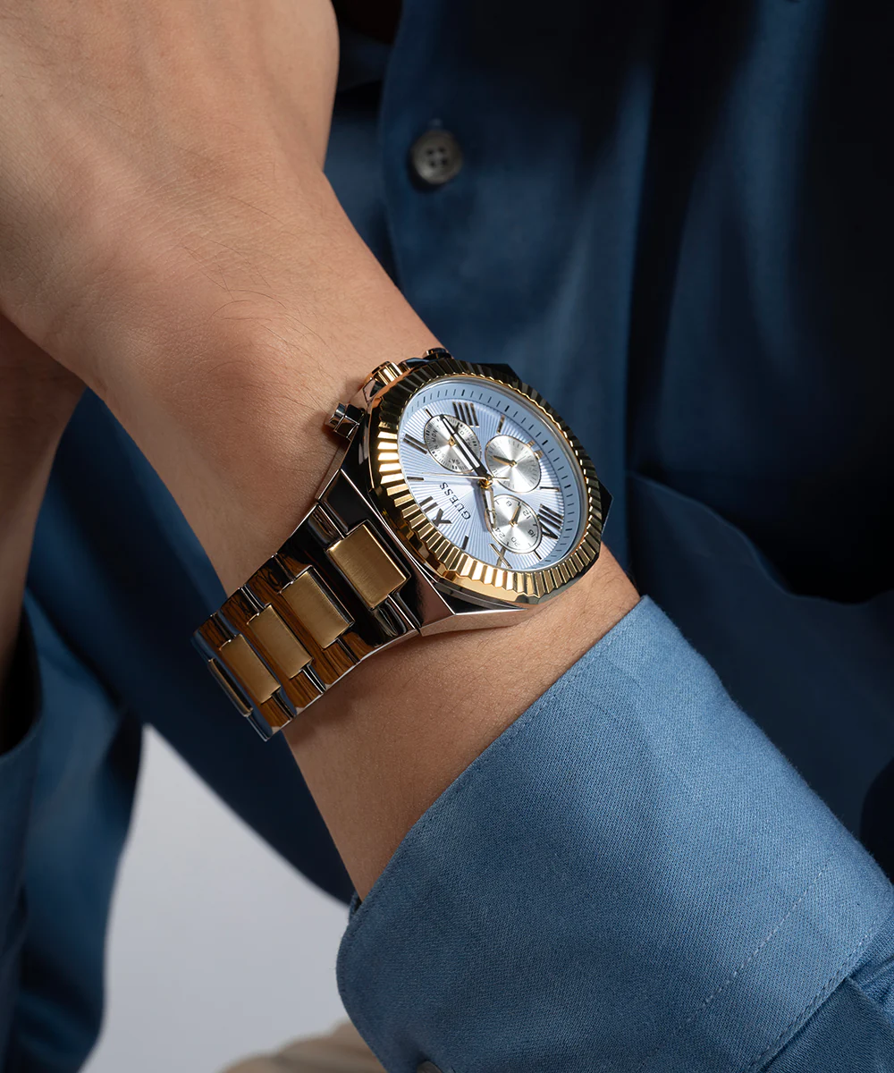 GUESS Equity Mens 2-Tone Multi-function Watch - Image 2