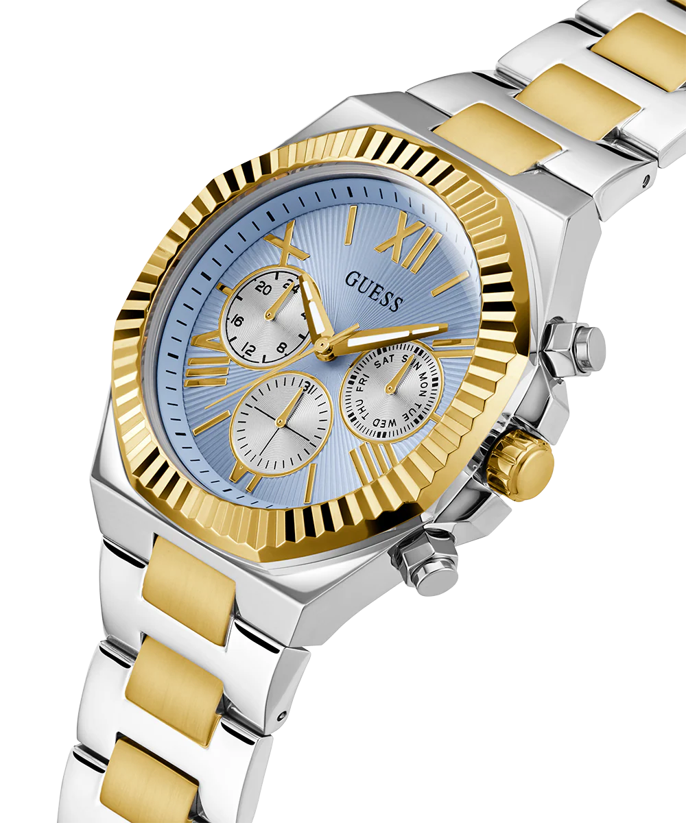 GUESS Equity Mens 2-Tone Multi-function Watch - Image 3