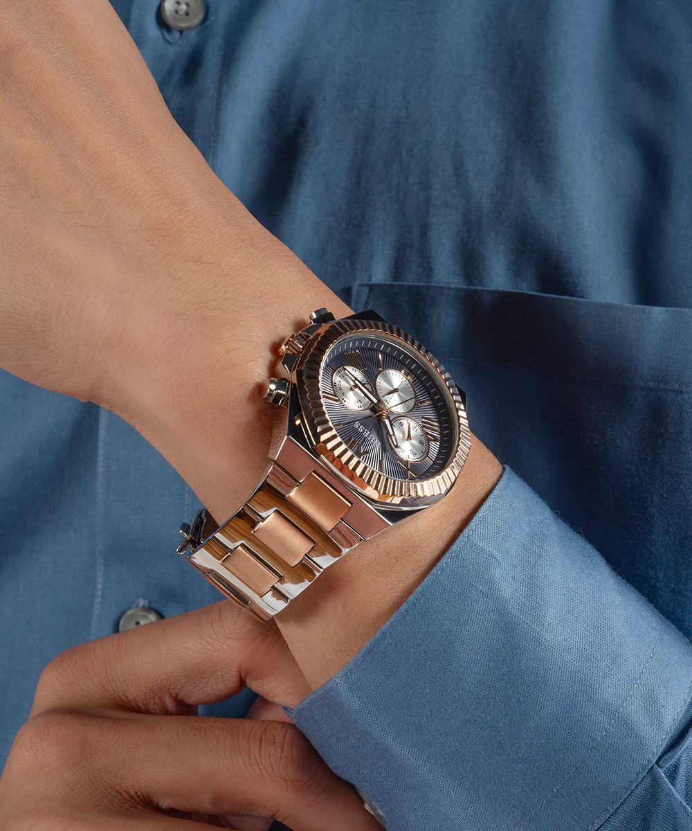 GUESS Equity Mens 2-Tone Multi-function Watch - Image 7