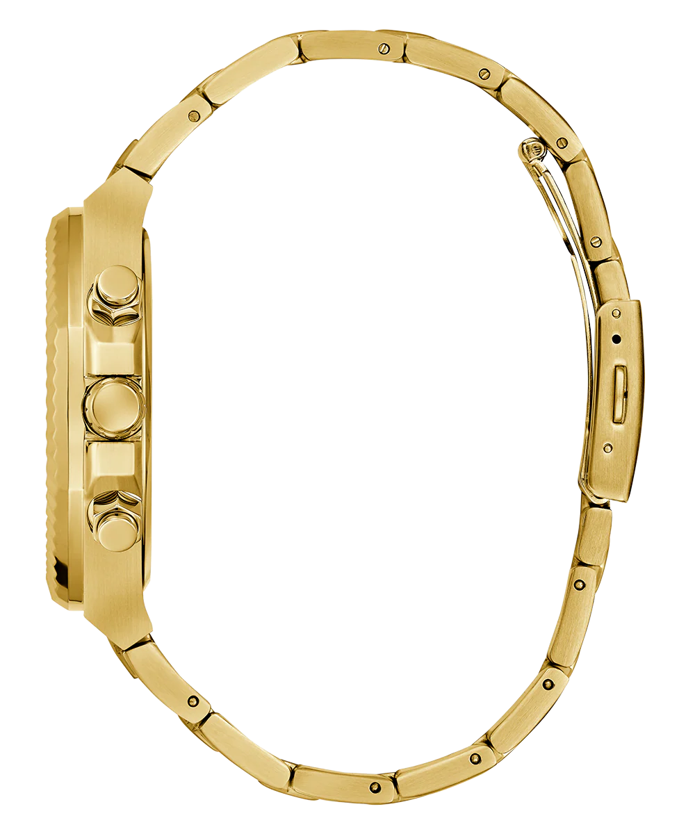 GUESS Equity Mens Gold Tone Multi-function Watch - Image 7