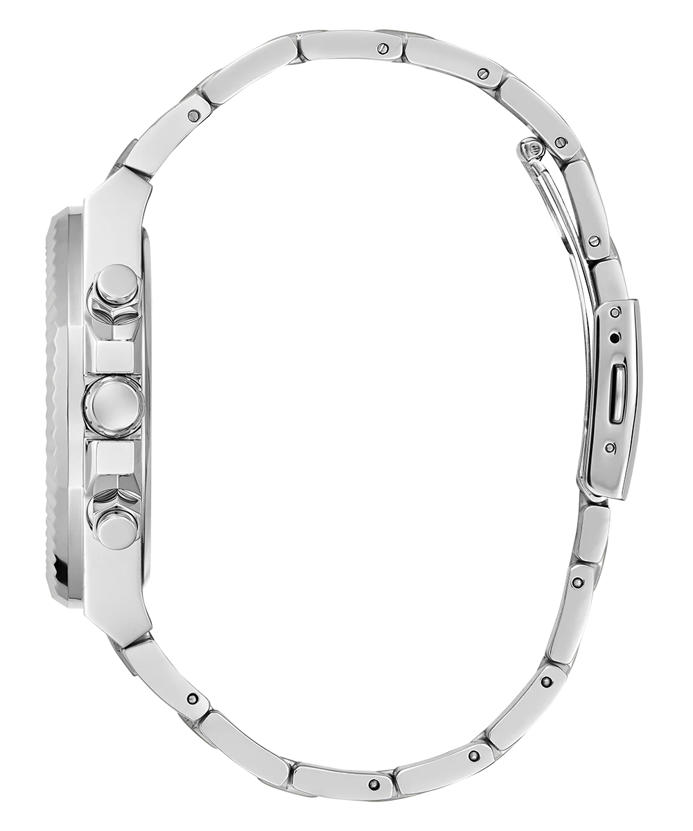 GUESS Equity Mens Silver Tone Multi-function Watch - Image 7
