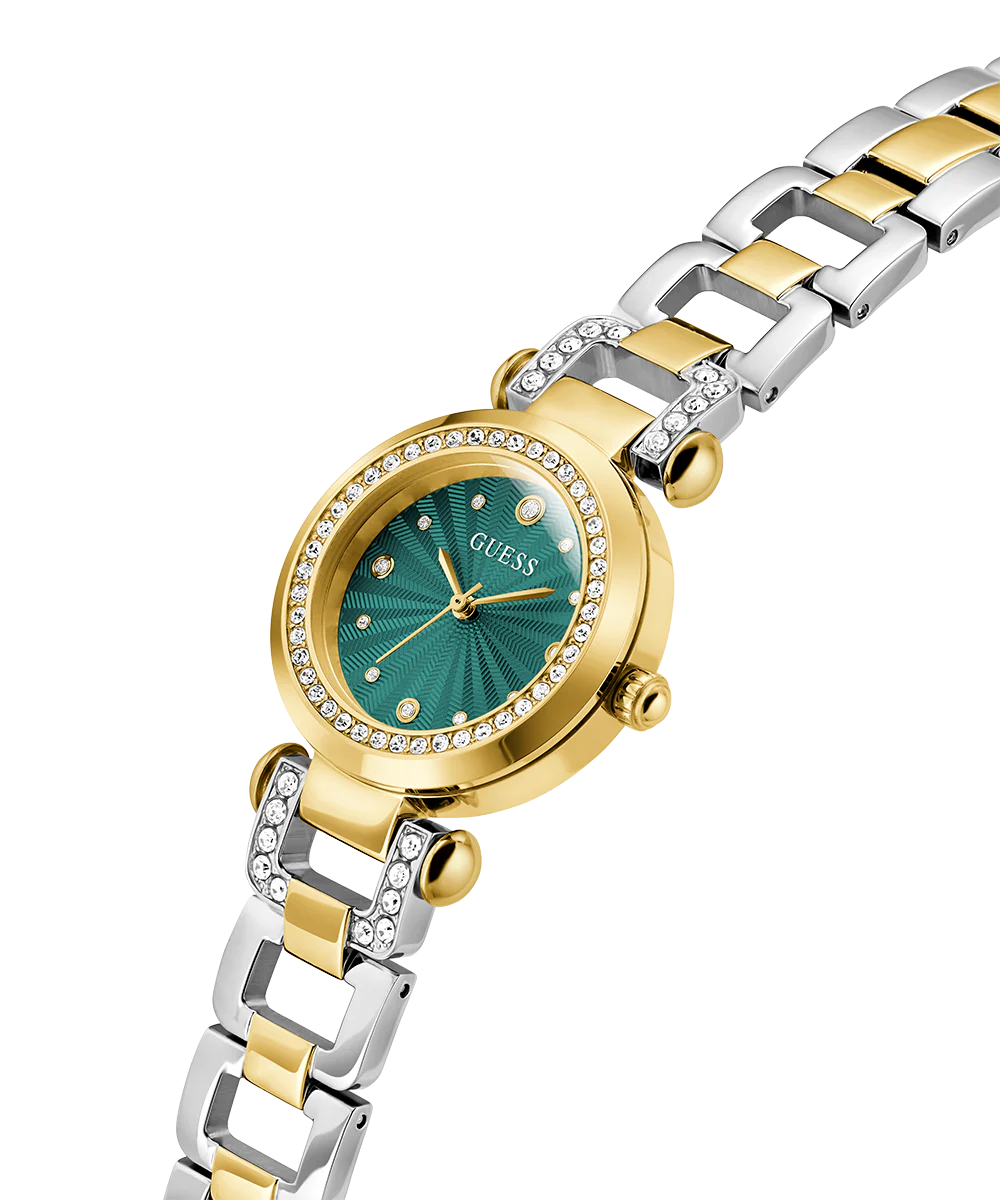 GUESS Ginger Ladies 2-Tone Gold Tone Analog Watch - Image 2