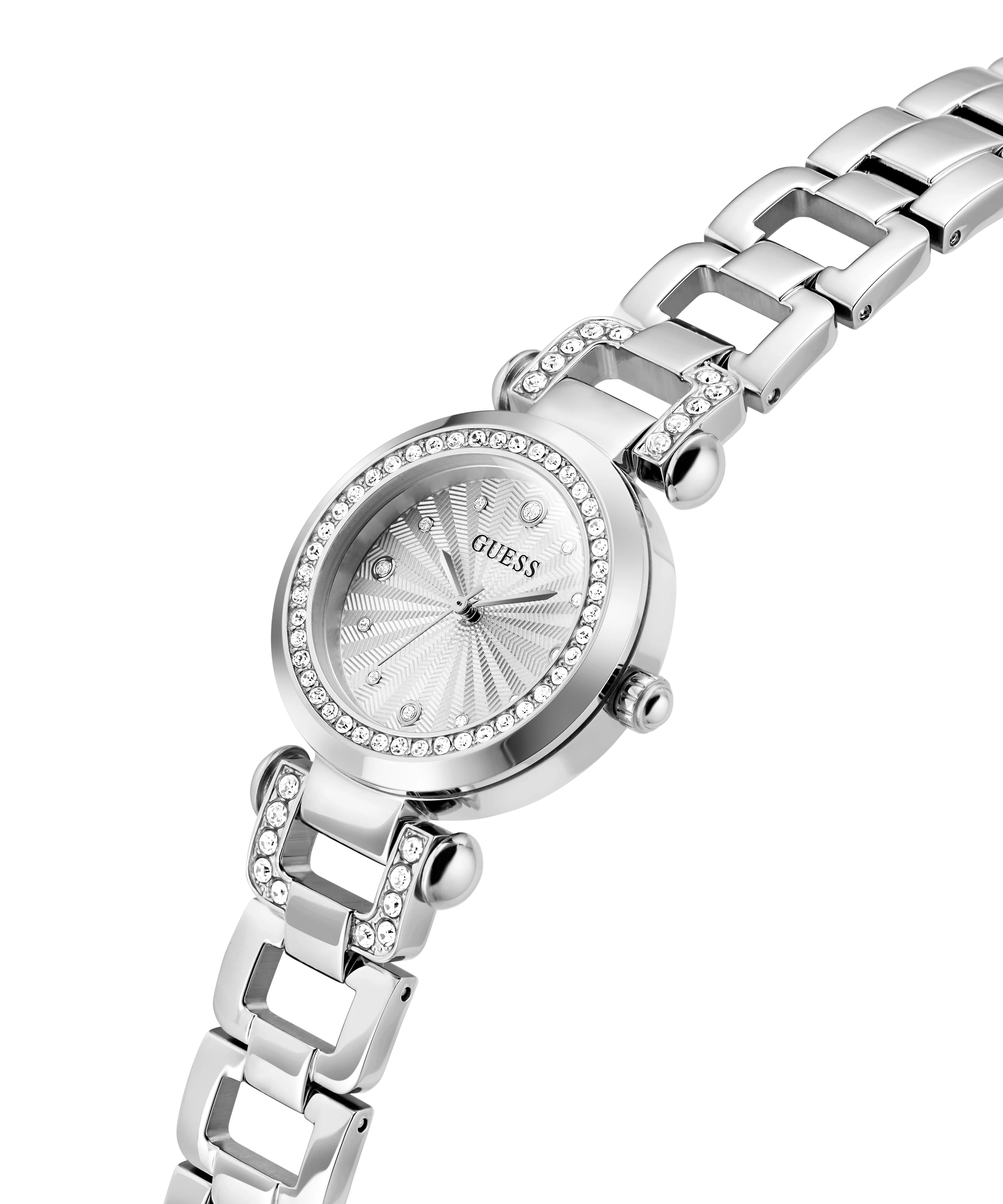 GUESS Ginger Ladies Silver Tone Analog Watch - Image 2