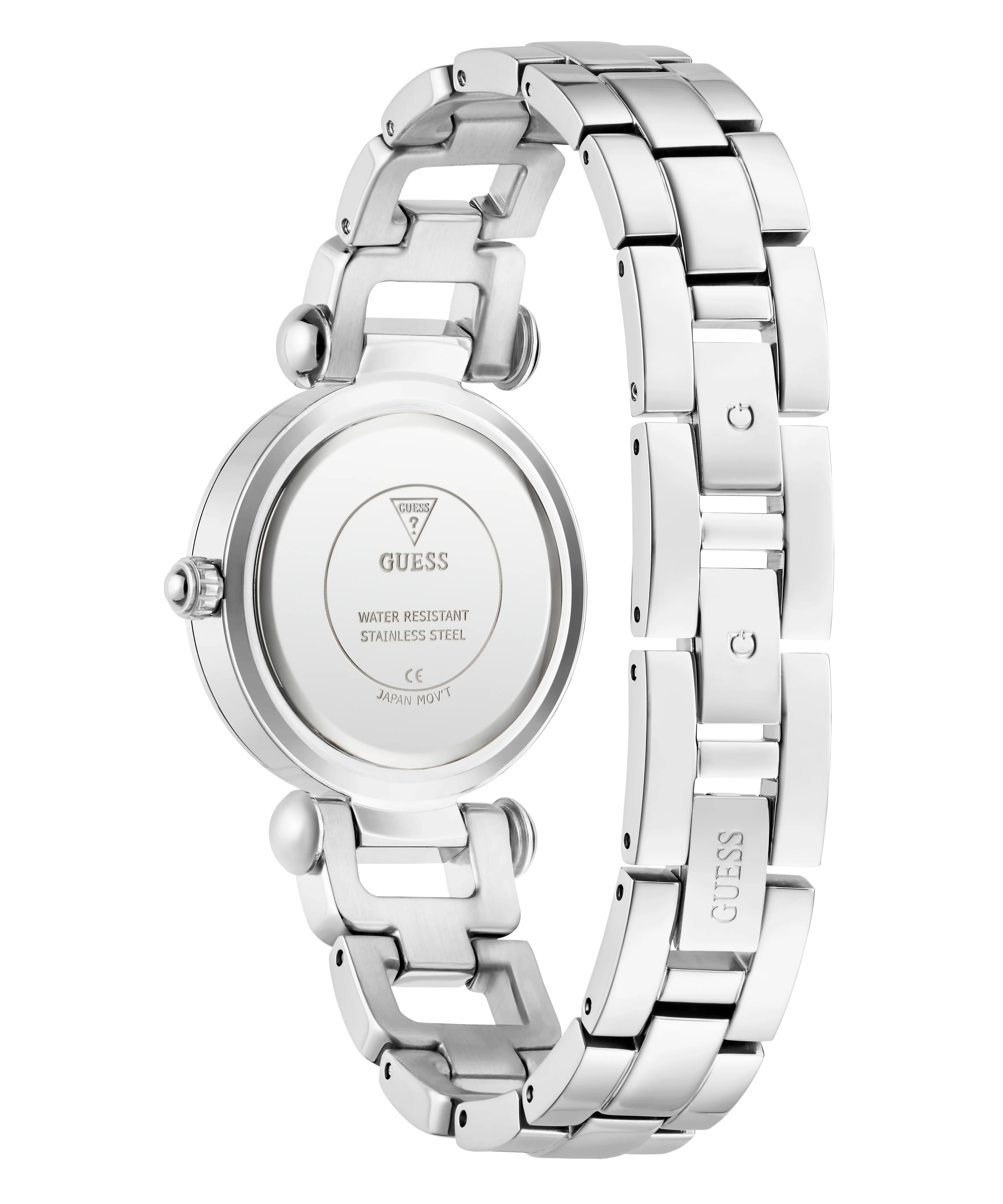 GUESS Ginger Ladies Silver Tone Analog Watch - Image 7