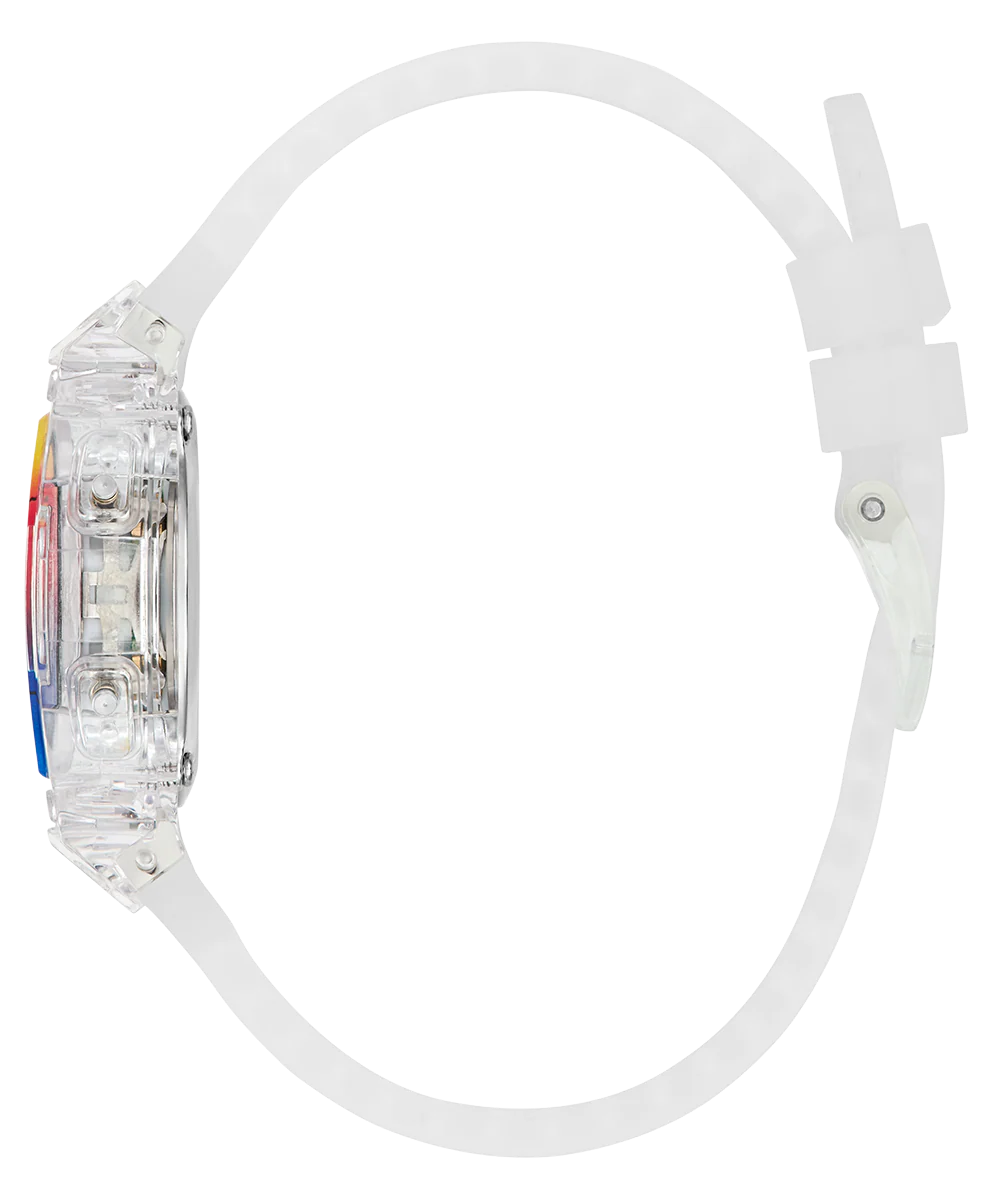 GUESS Kids Clear Transparent Digital Watch - Image 6