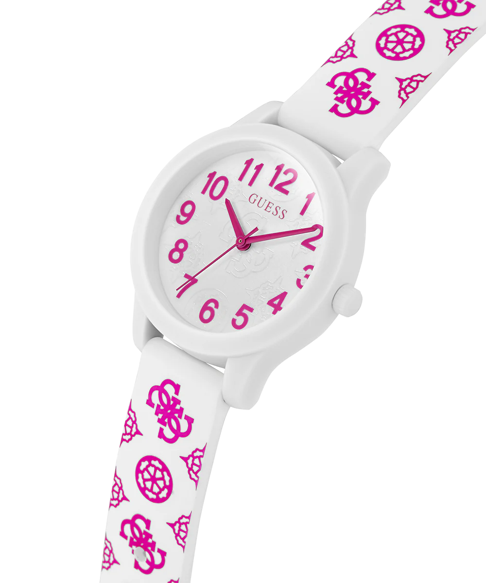 GUESS Kids Pink White Analog Watch - Image 2