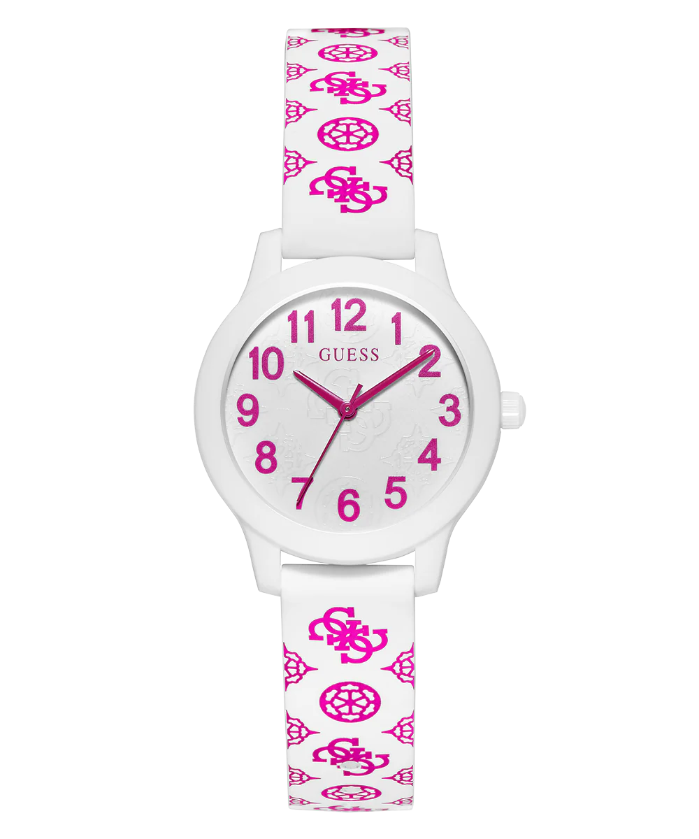 GUESS Kids Pink White Analog Watch - Image 3