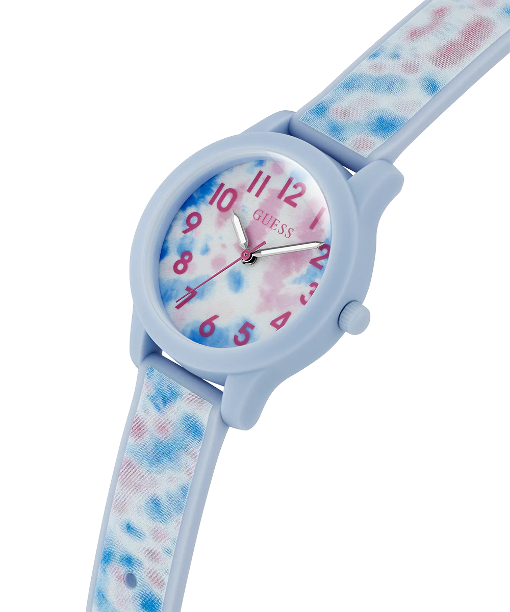 GUESS Kids Tie Dye Blue Analog Watch - Image 3