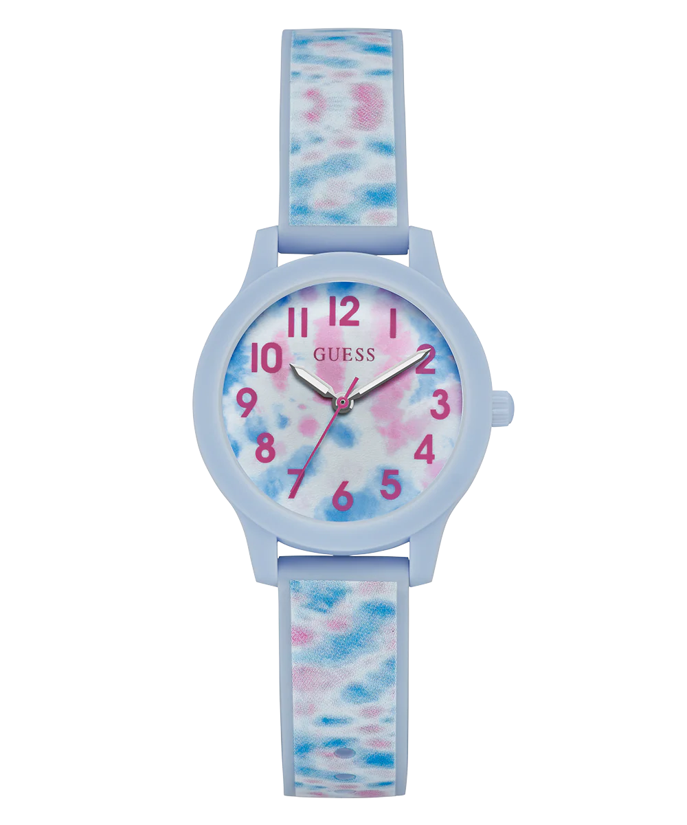 GUESS Kids Tie Dye Blue Analog Watch - Image 4