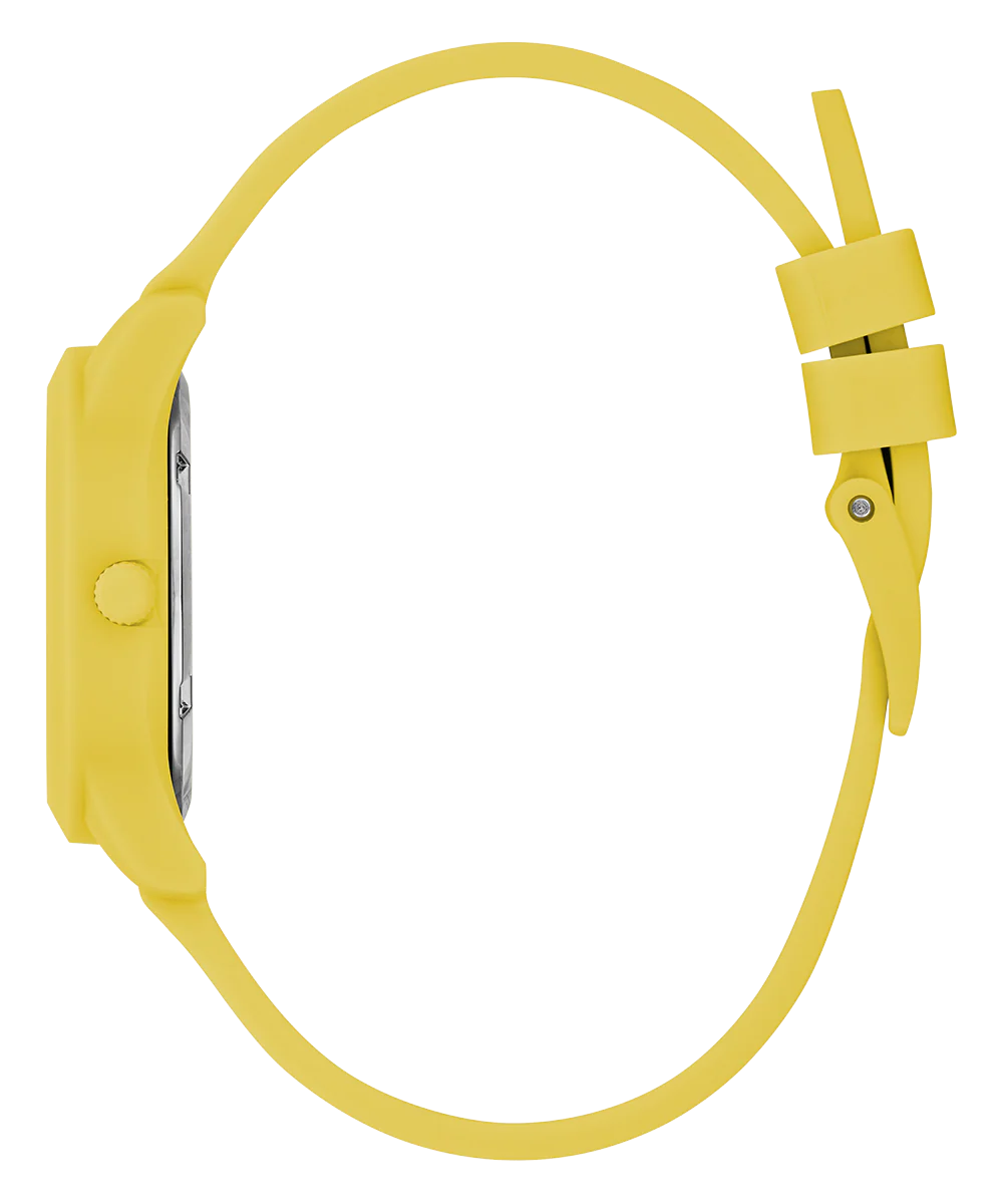 GUESS Kids Tie Dye Yellow Analog Watch - Image 4