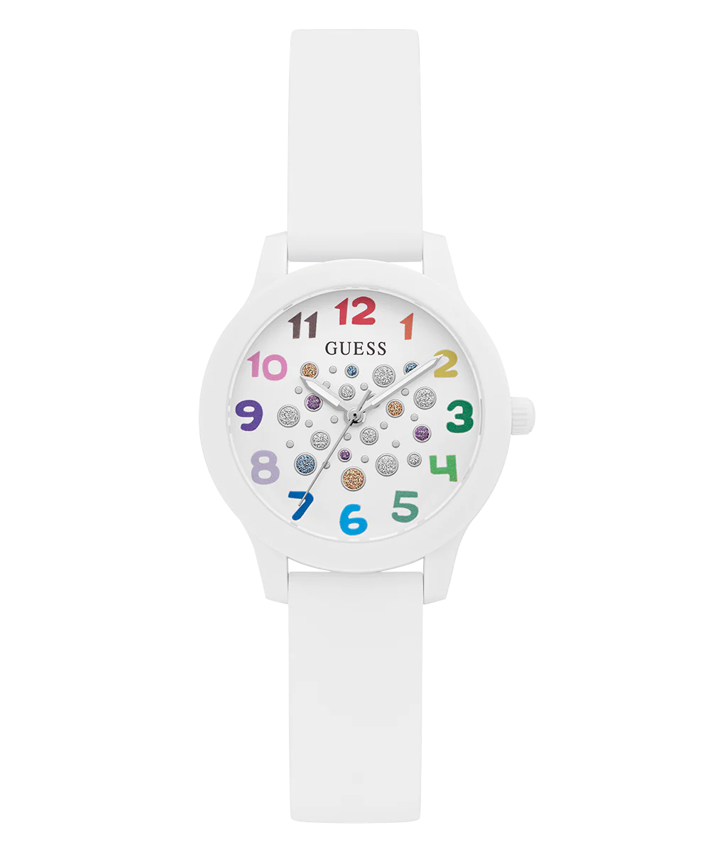 GUESS Kids White Analog Watch - Image 3