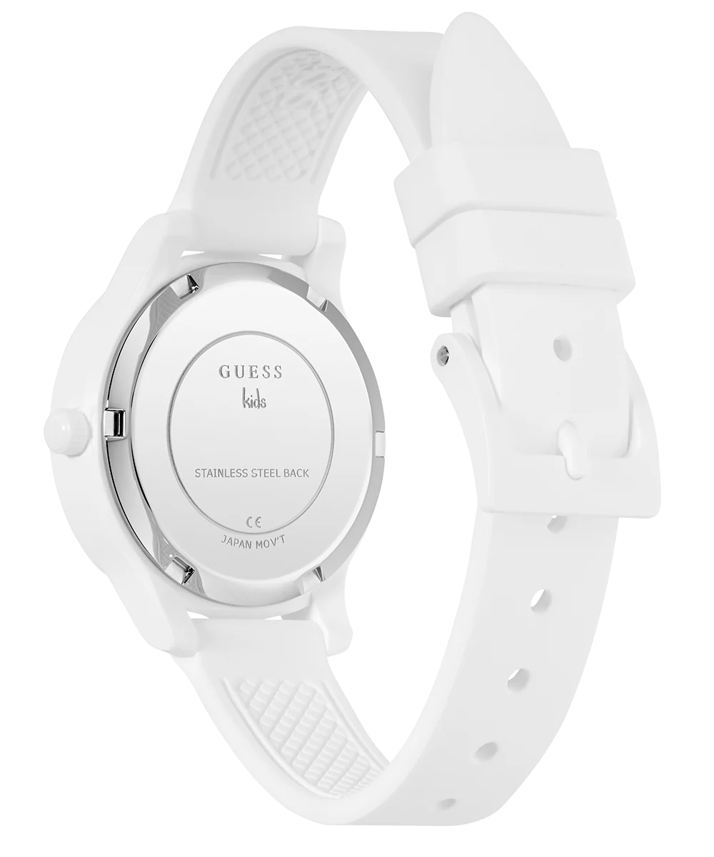 GUESS Kids White Analog Watch - Image 5