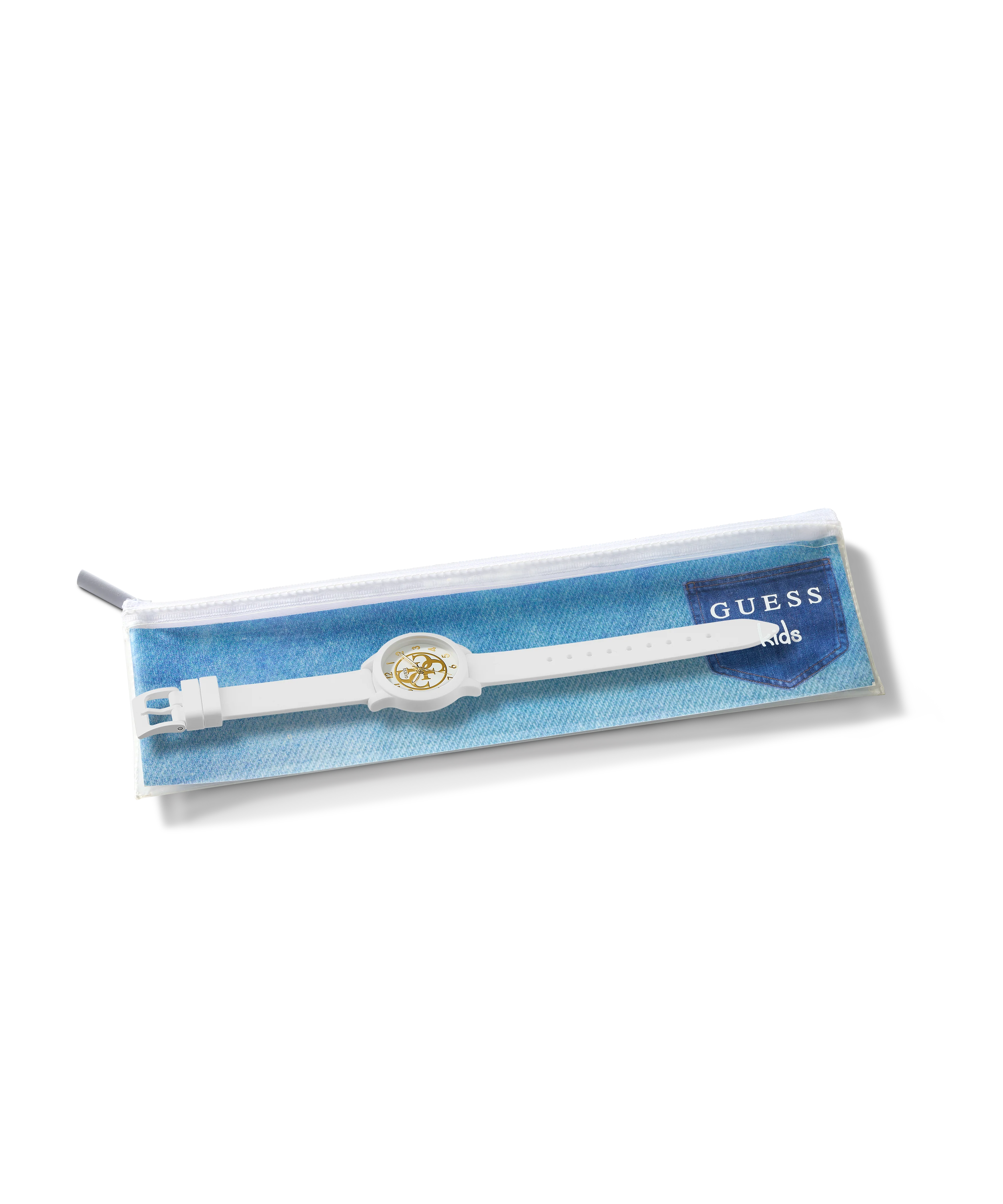 GUESS Kids White Analog Watch - Image 6