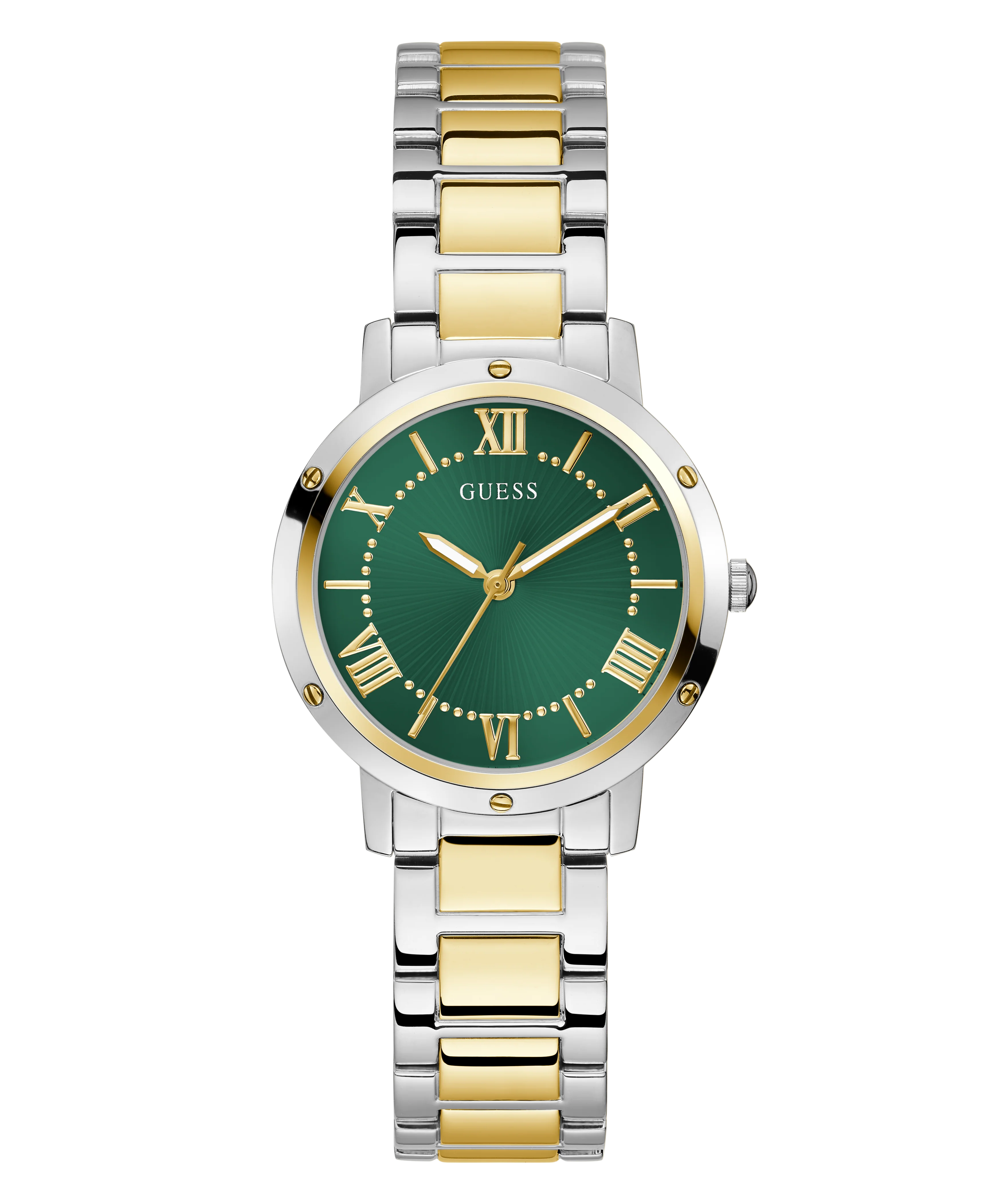 GUESS Ladies 2-Tone Analog Watch - Image 4
