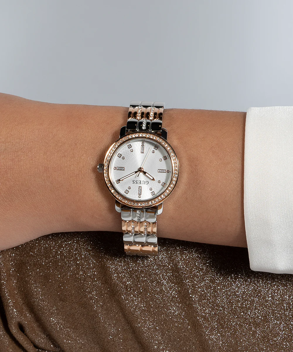GUESS Ladies 2-Tone Analog Watch - Image 3
