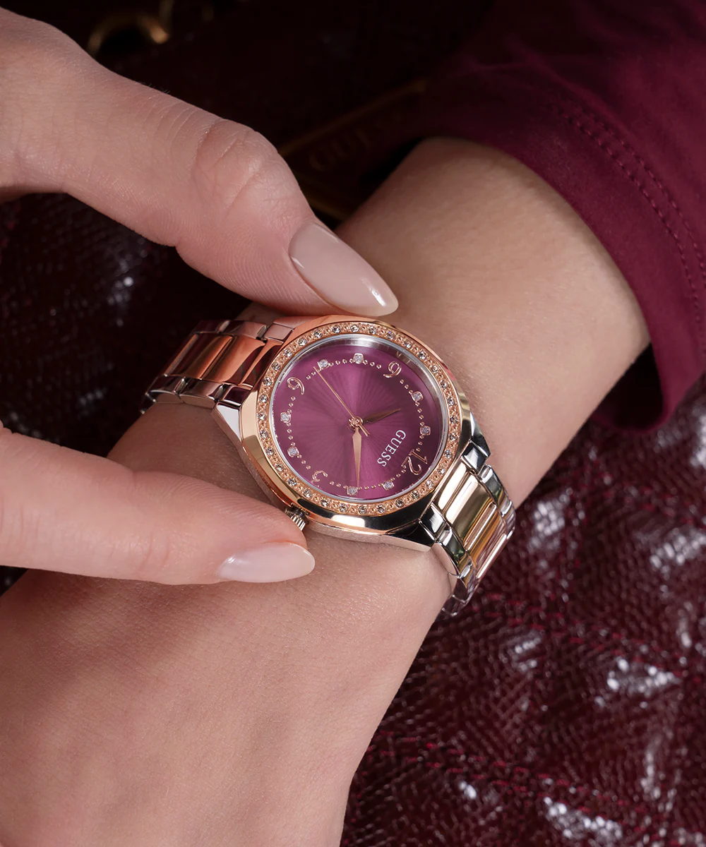 GUESS Ladies 2-Tone Analog Watch - Image 4