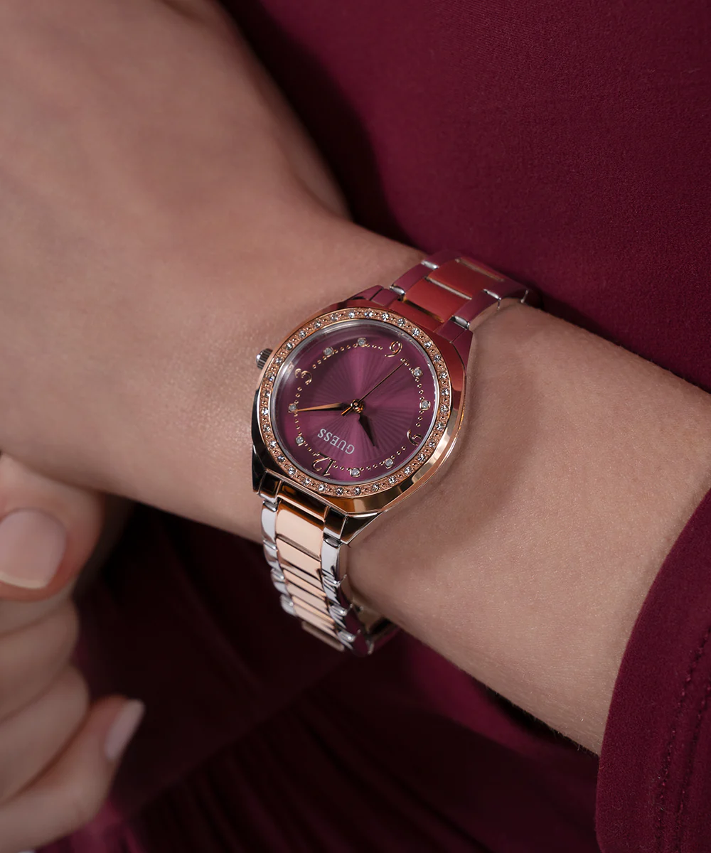 GUESS Ladies 2-Tone Analog Watch - Image 5