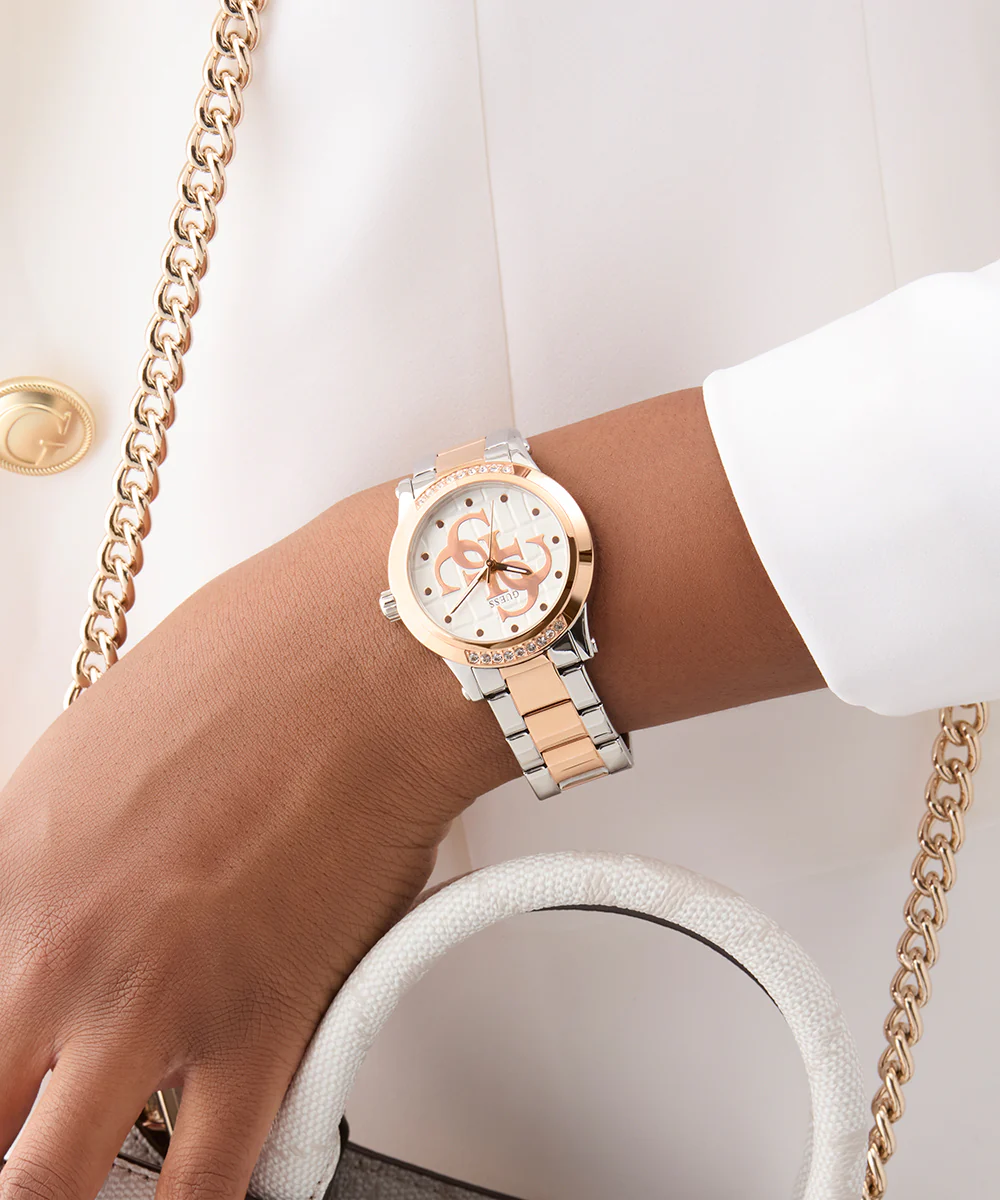 GUESS Ladies 2-Tone Analog Watch - Image 7