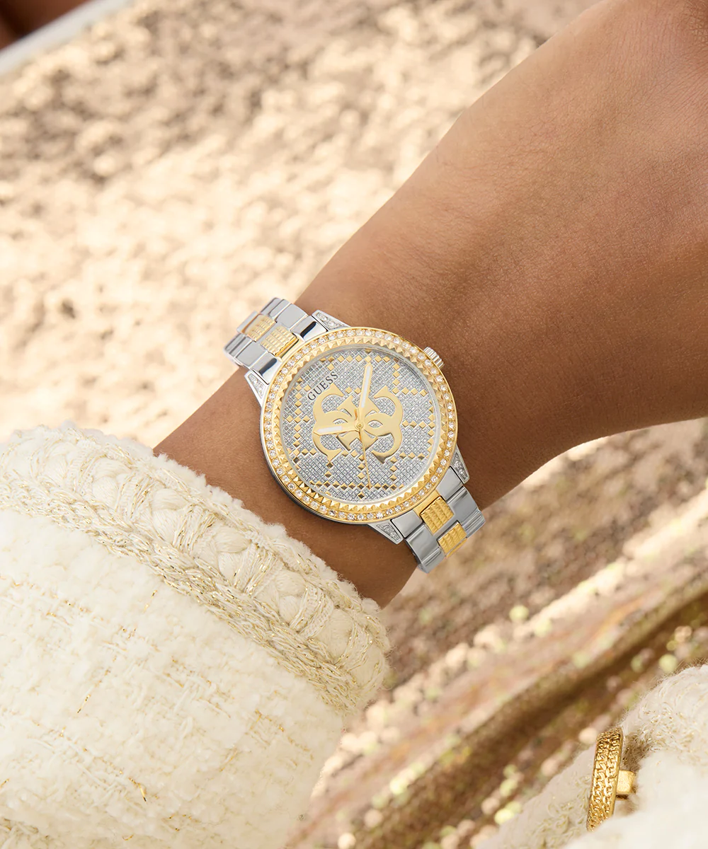 GUESS Ladies 2-Tone Analog Watch - Image 6