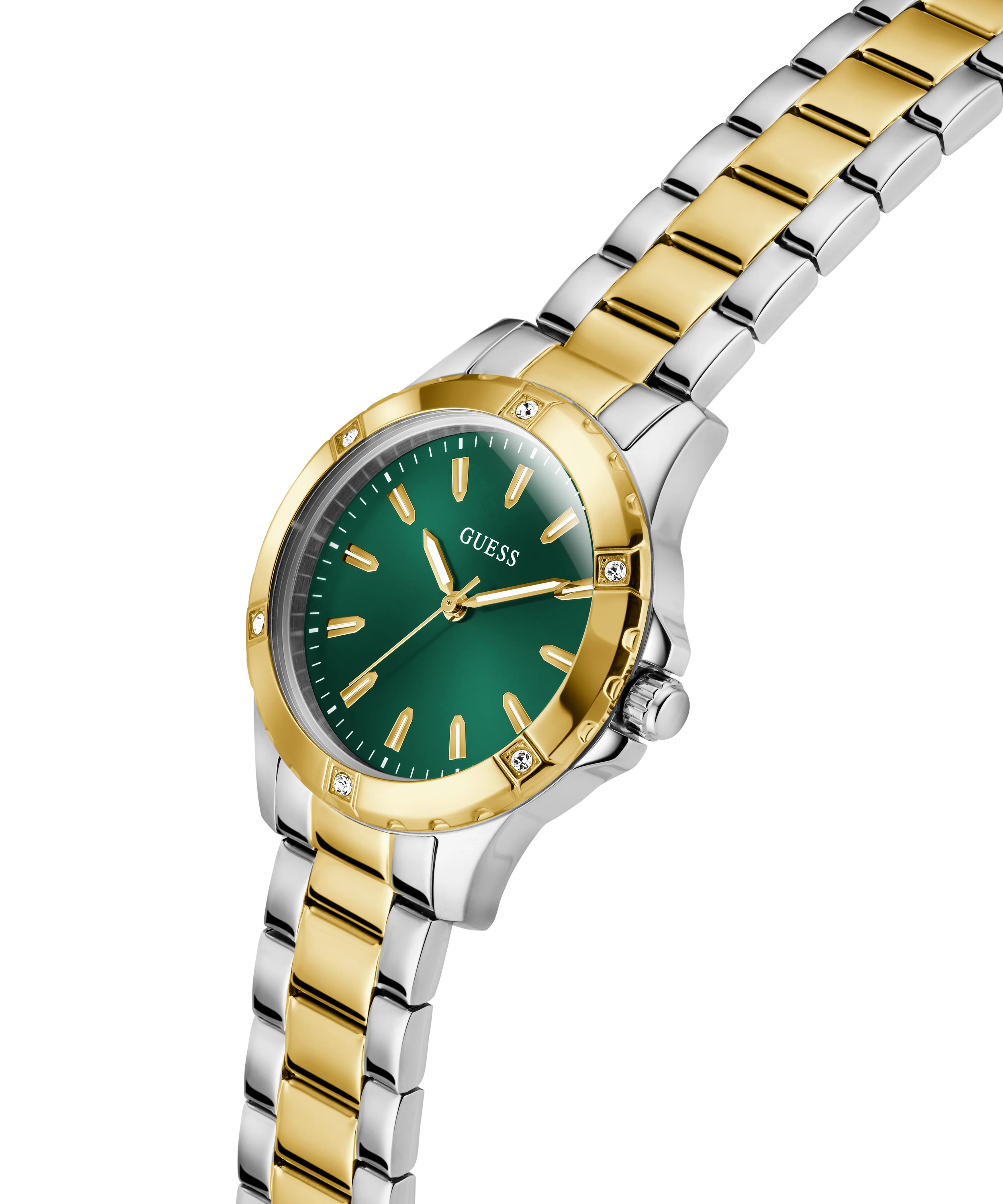 GUESS Ladies 2-Tone Analog Watch - Image 2