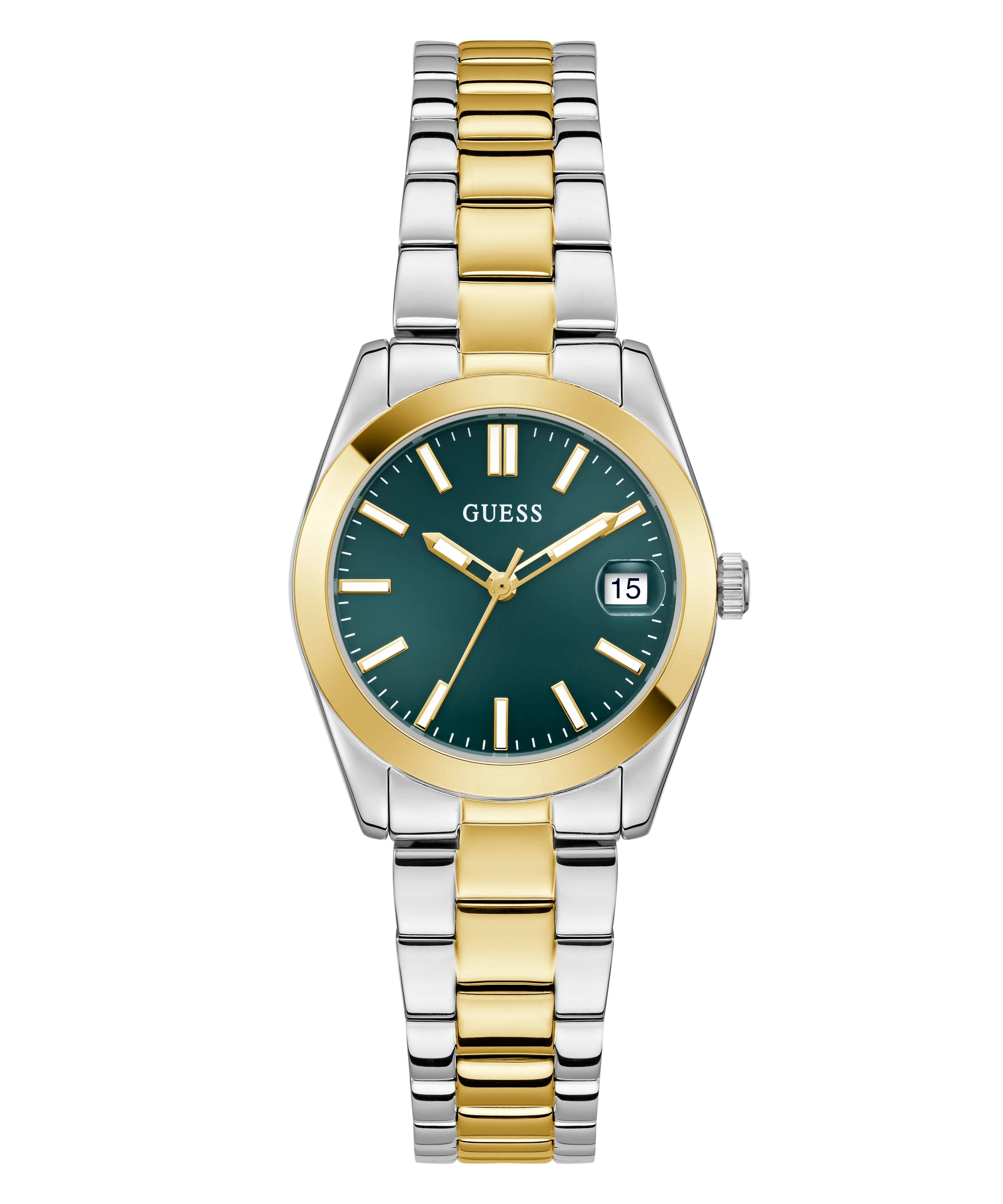 GUESS Ladies 2-Tone Date Watch - Image 5