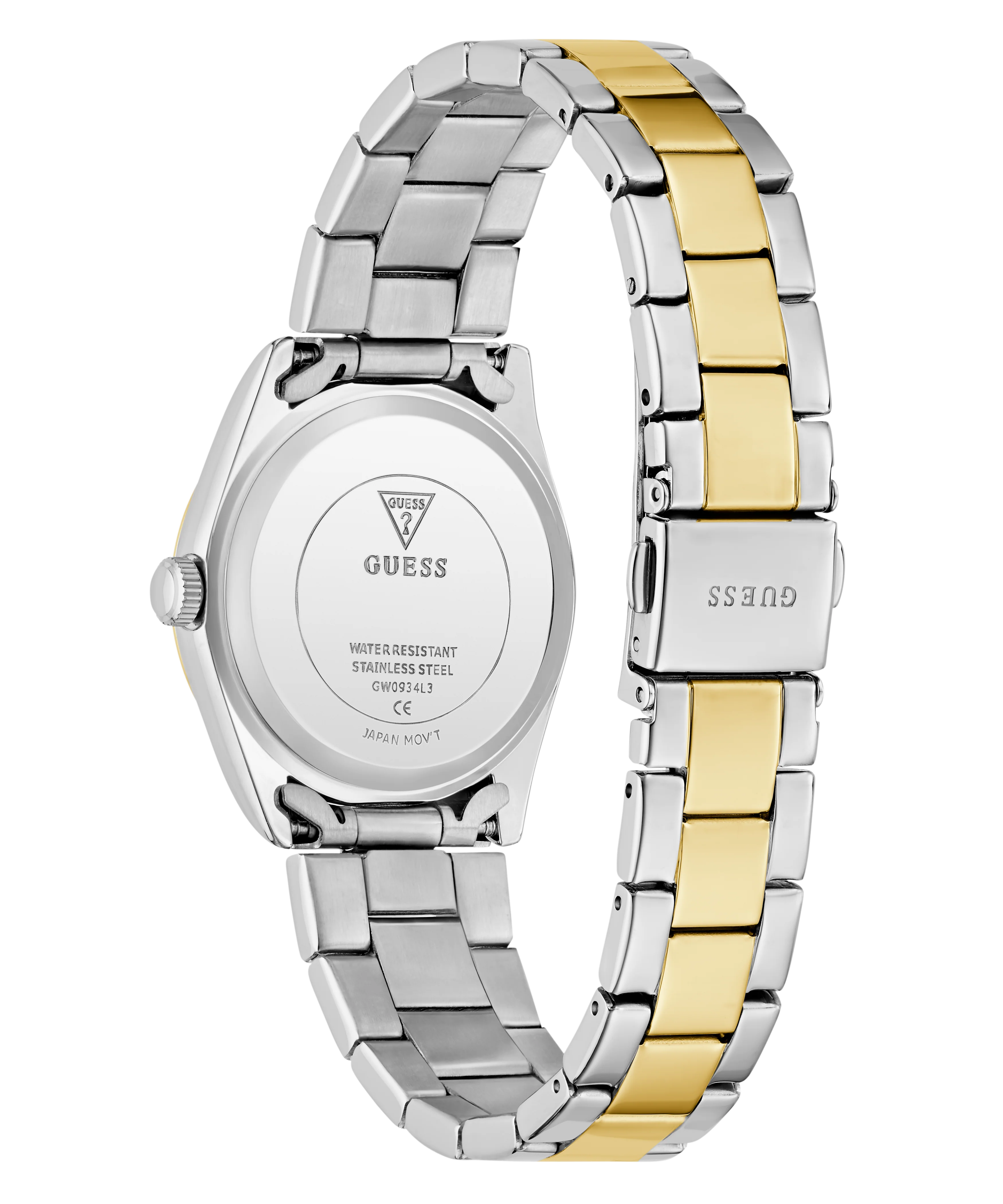 GUESS Ladies 2-Tone Date Watch - Image 8