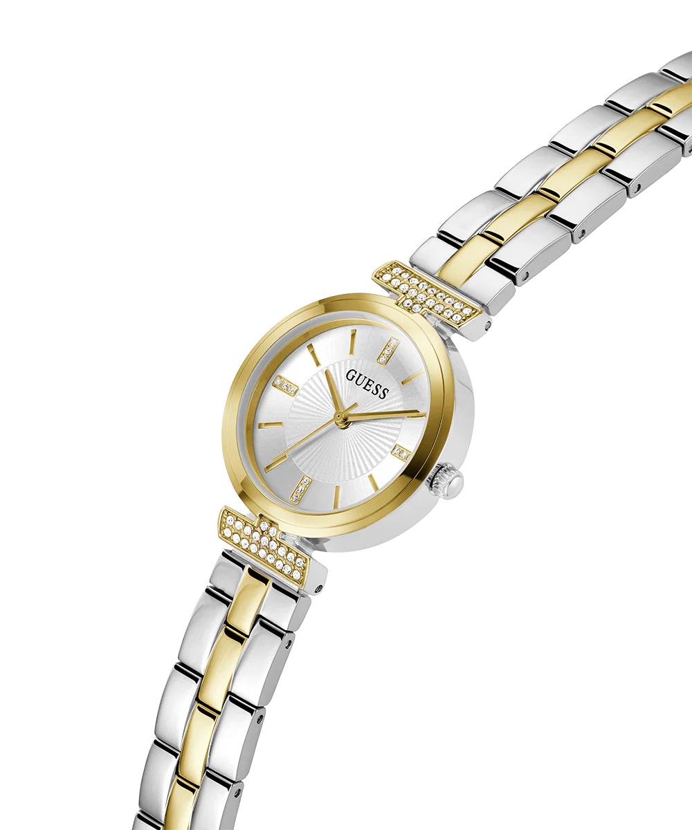 GUESS Ladies 2-Tone Gold Tone Analog Watch - Image 2
