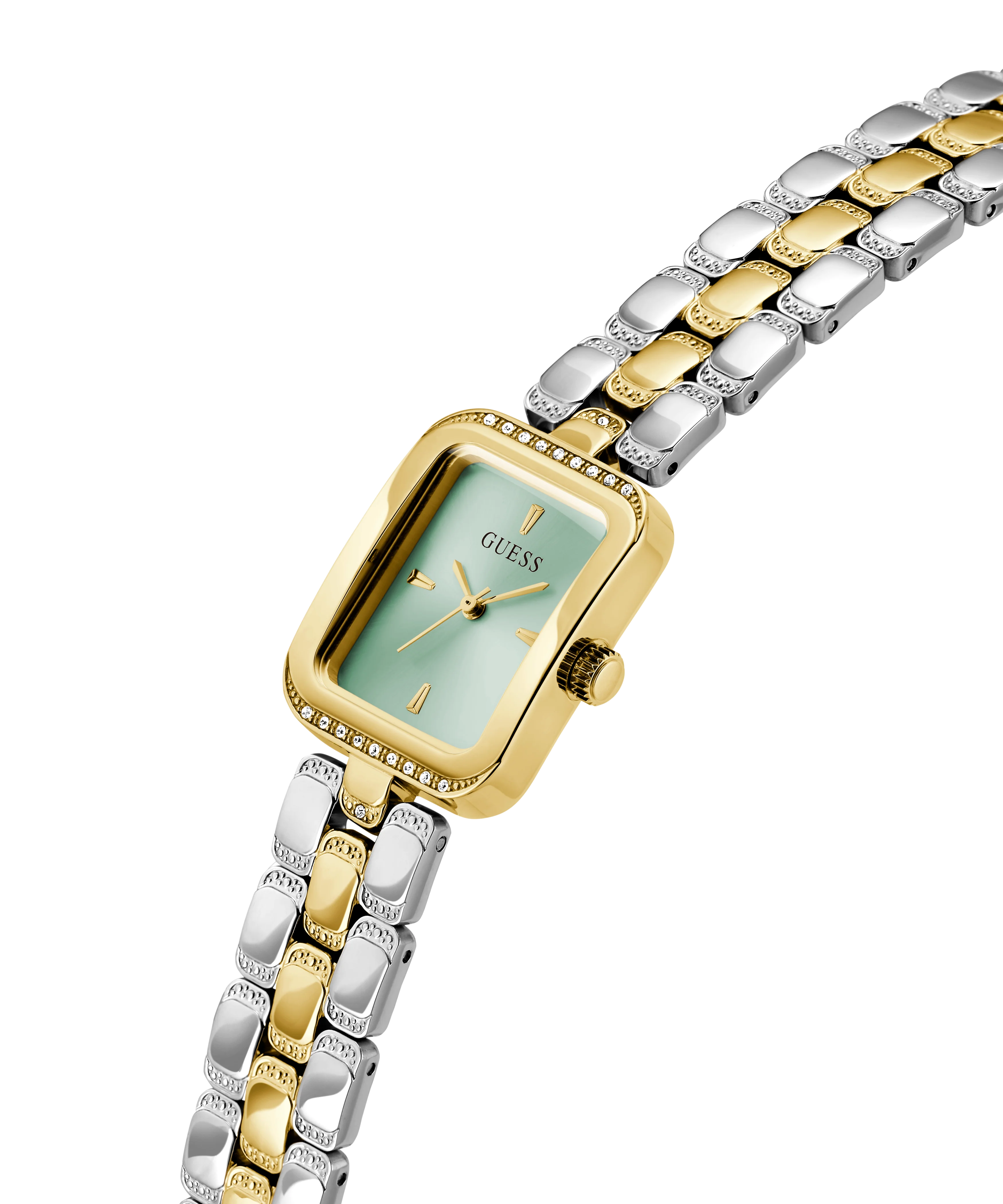 GUESS Ladies 2-Tone Gold Tone Analog Watch - Image 2