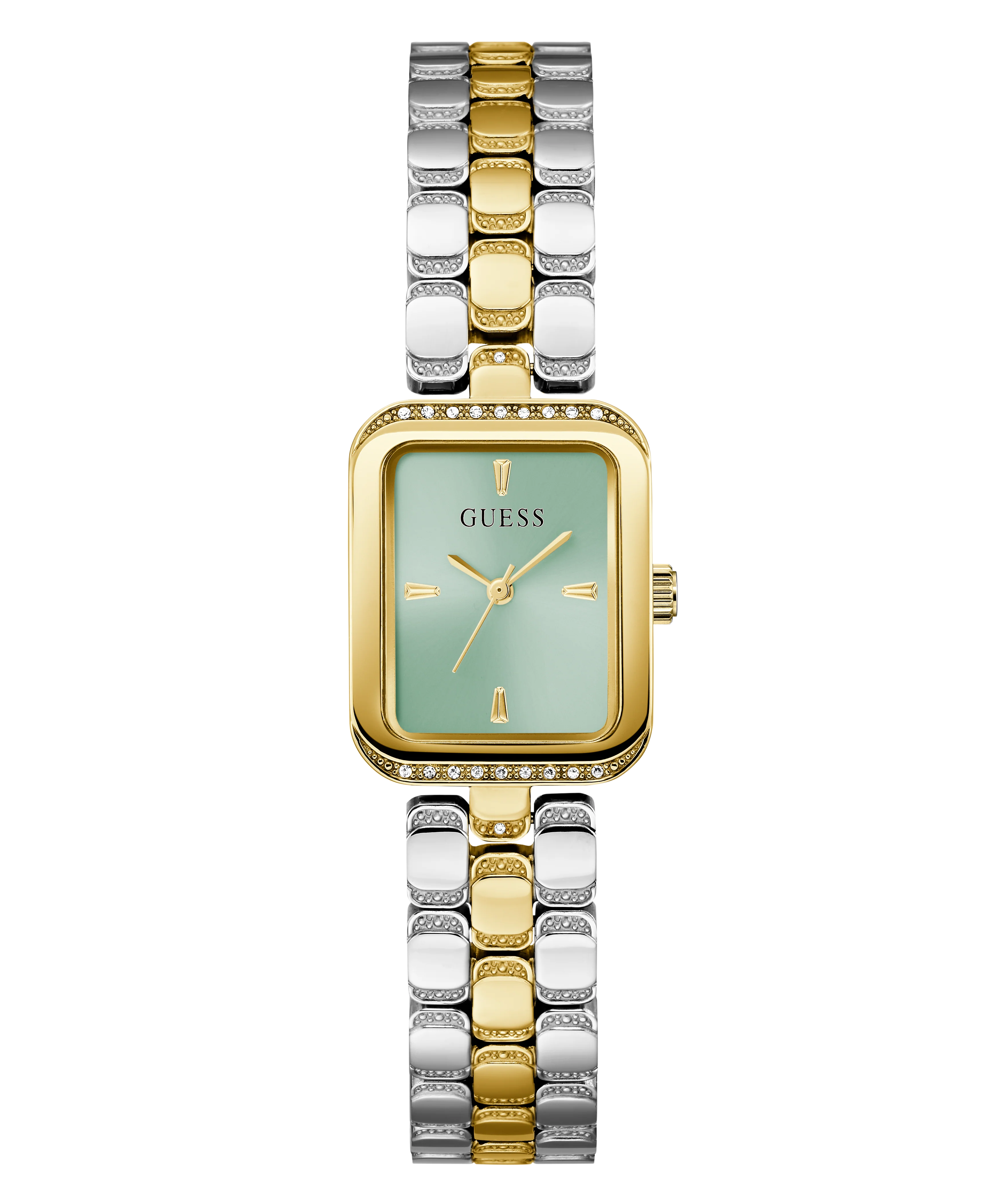 GUESS Ladies 2-Tone Gold Tone Analog Watch - Image 4