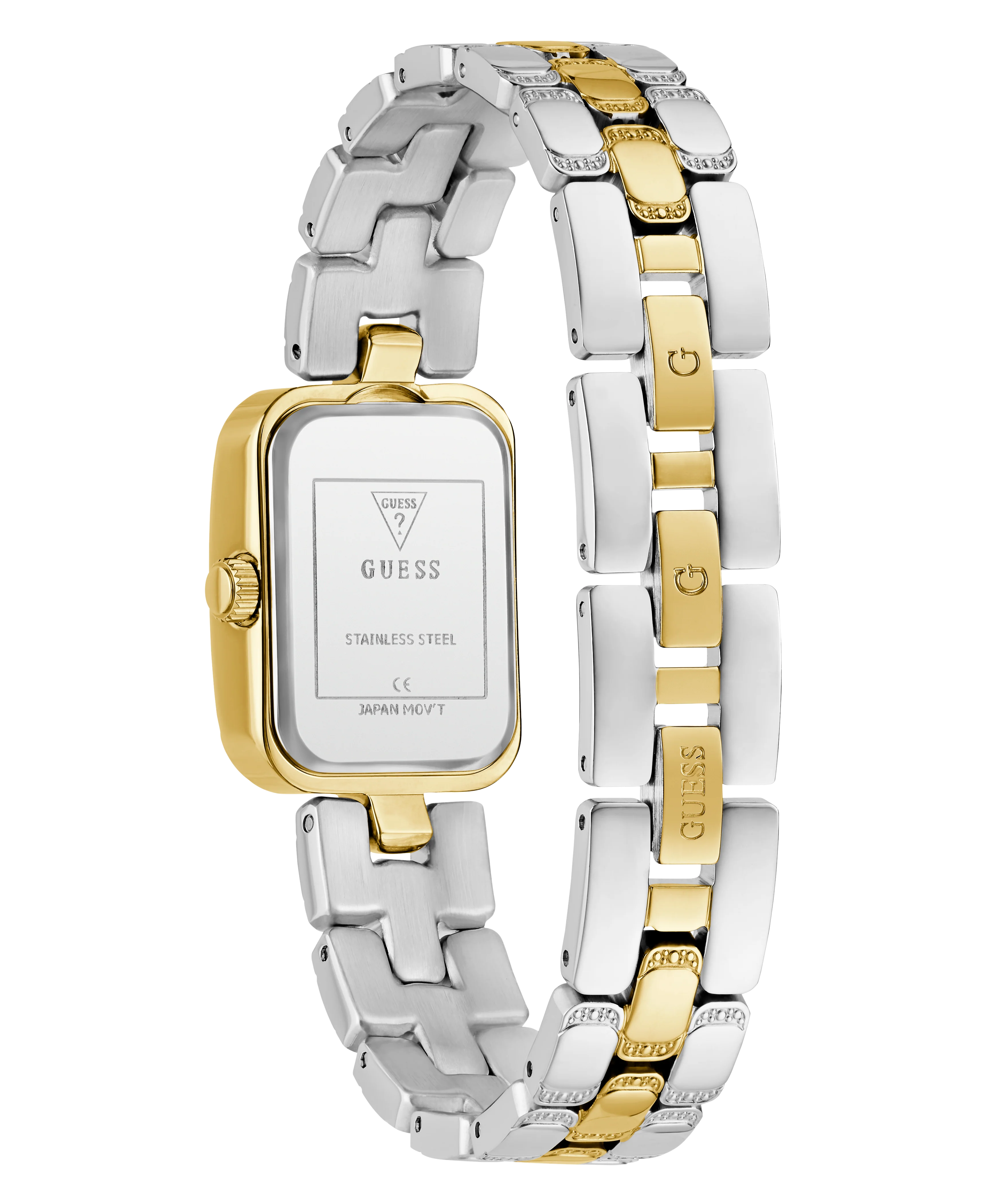 GUESS Ladies 2-Tone Gold Tone Analog Watch - Image 7