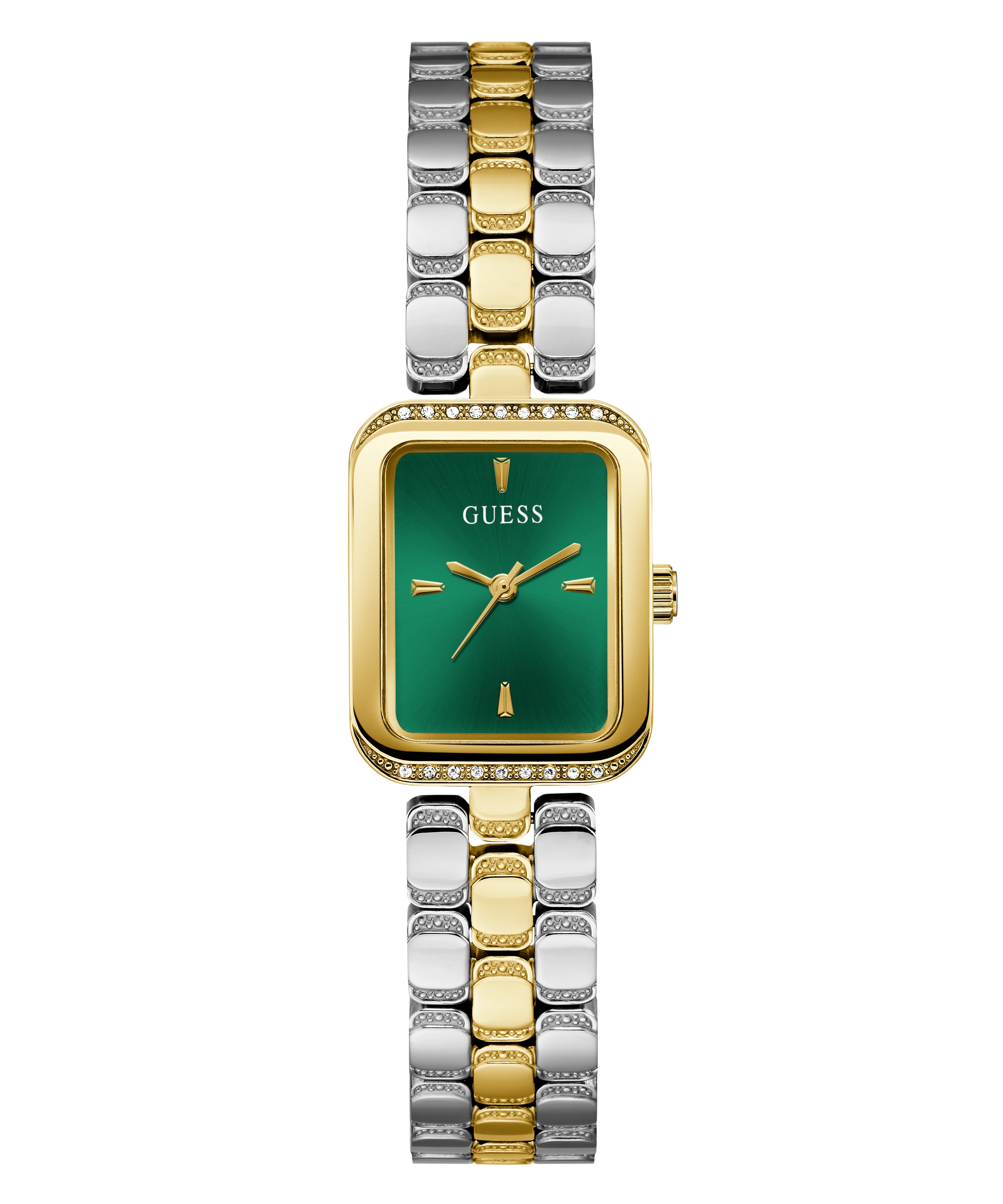 GUESS Ladies 2-Tone Gold Tone Analog Watch - Image 5