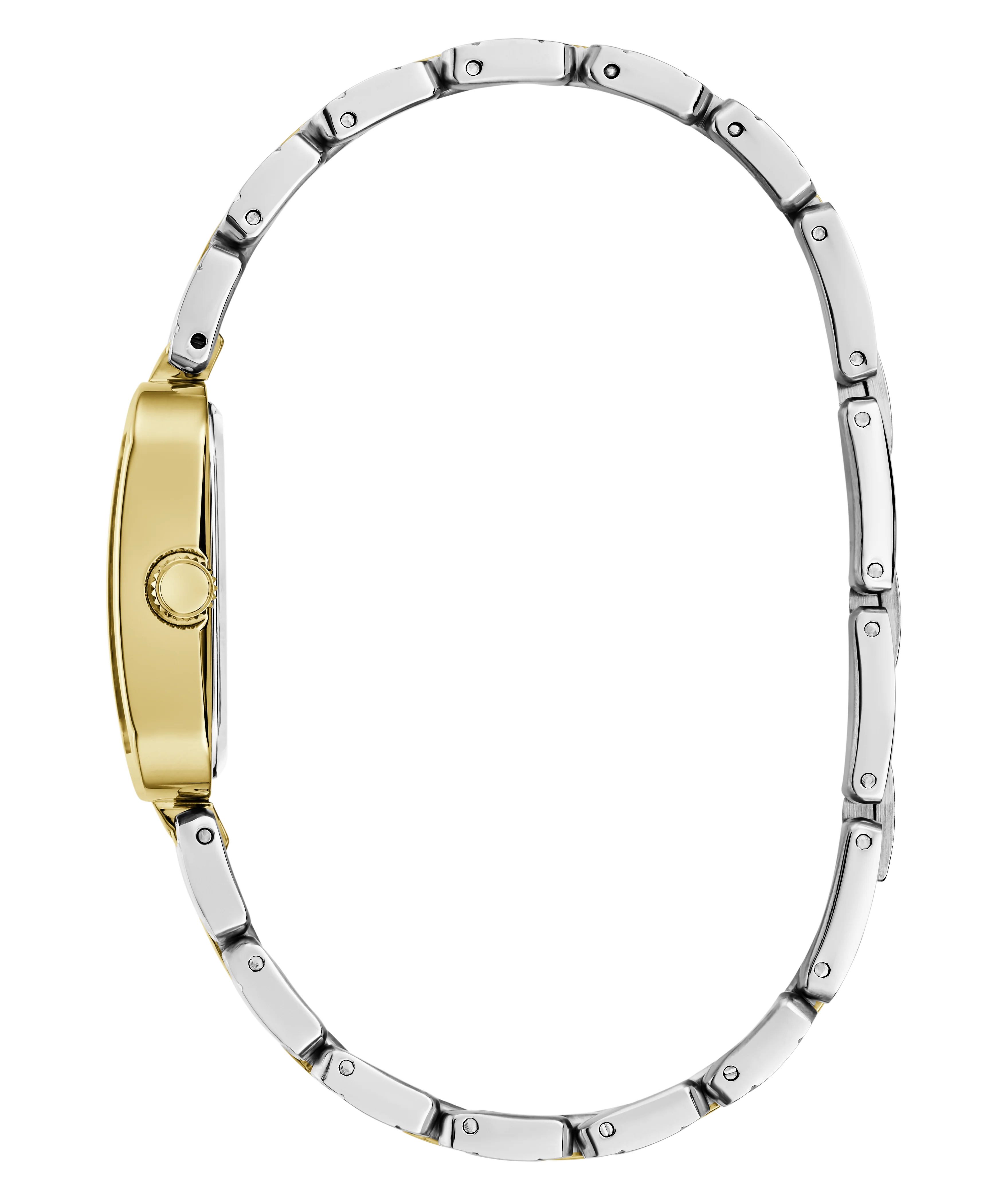 GUESS Ladies 2-Tone Gold Tone Analog Watch - Image 7