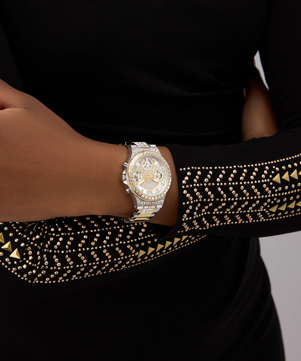 GUESS Ladies 2-Tone Multi-function Watch - Image 4