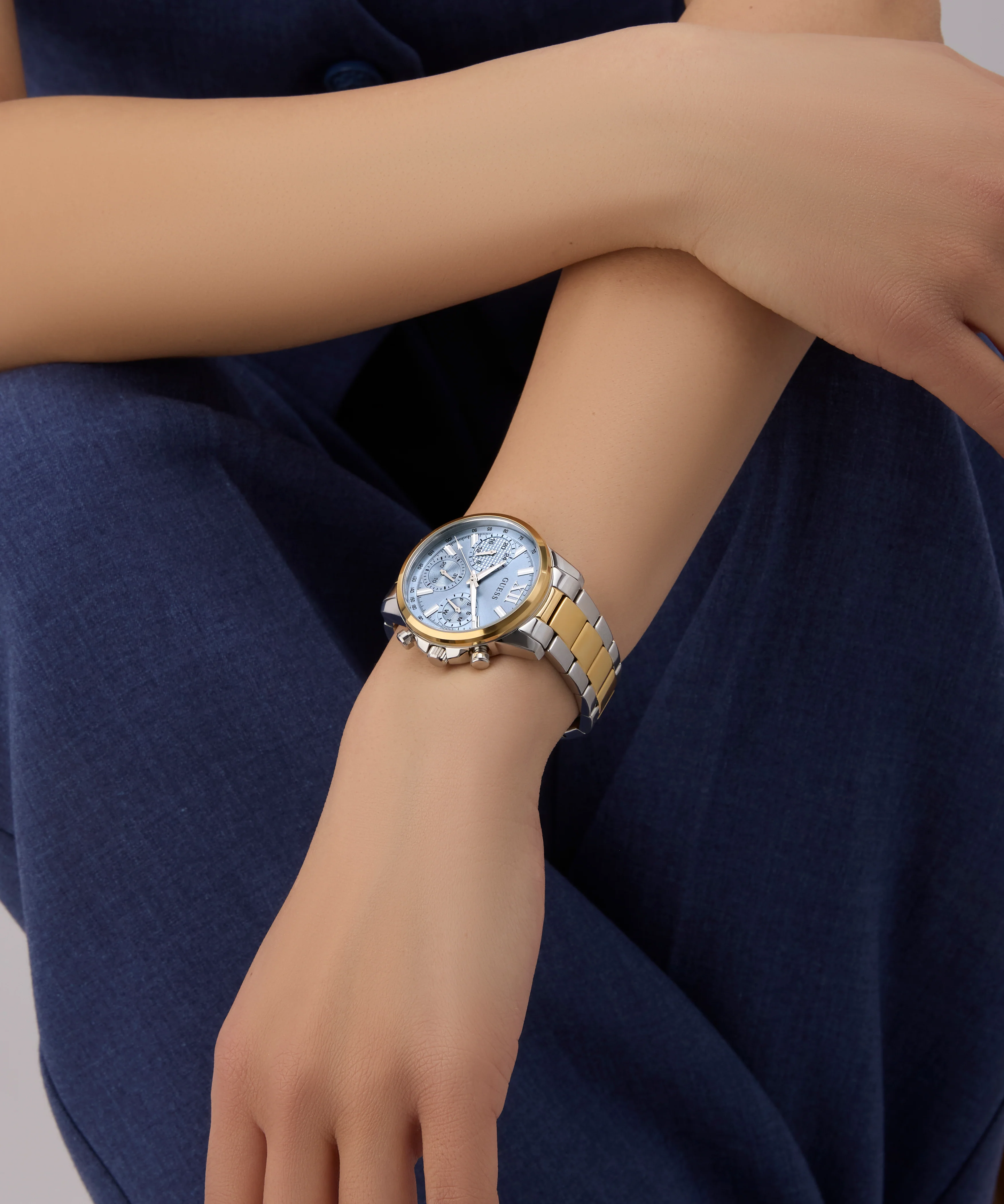 GUESS Ladies 2-Tone Multi-function Watch - Image 5