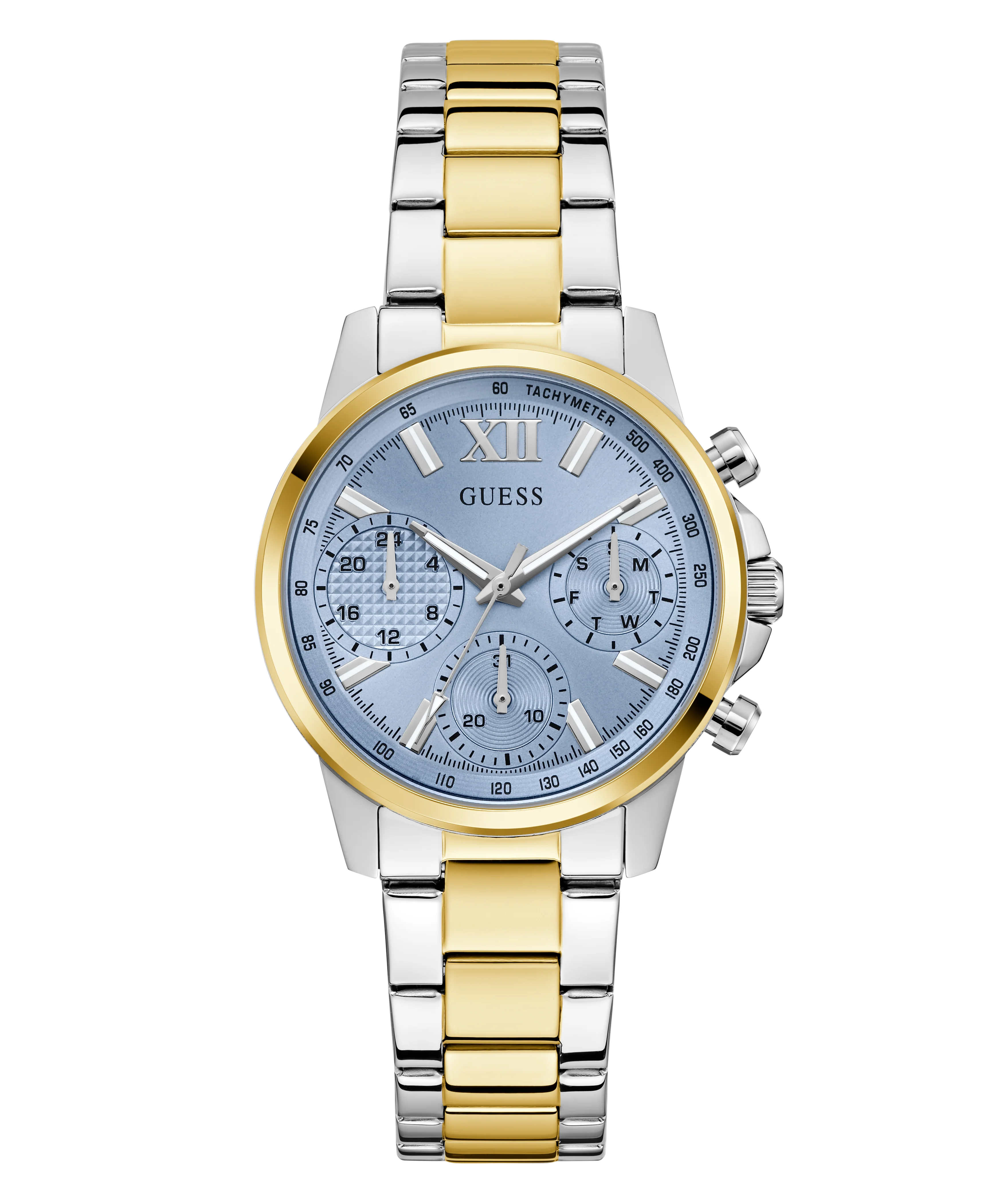 GUESS Ladies 2-Tone Multi-function Watch - Image 6