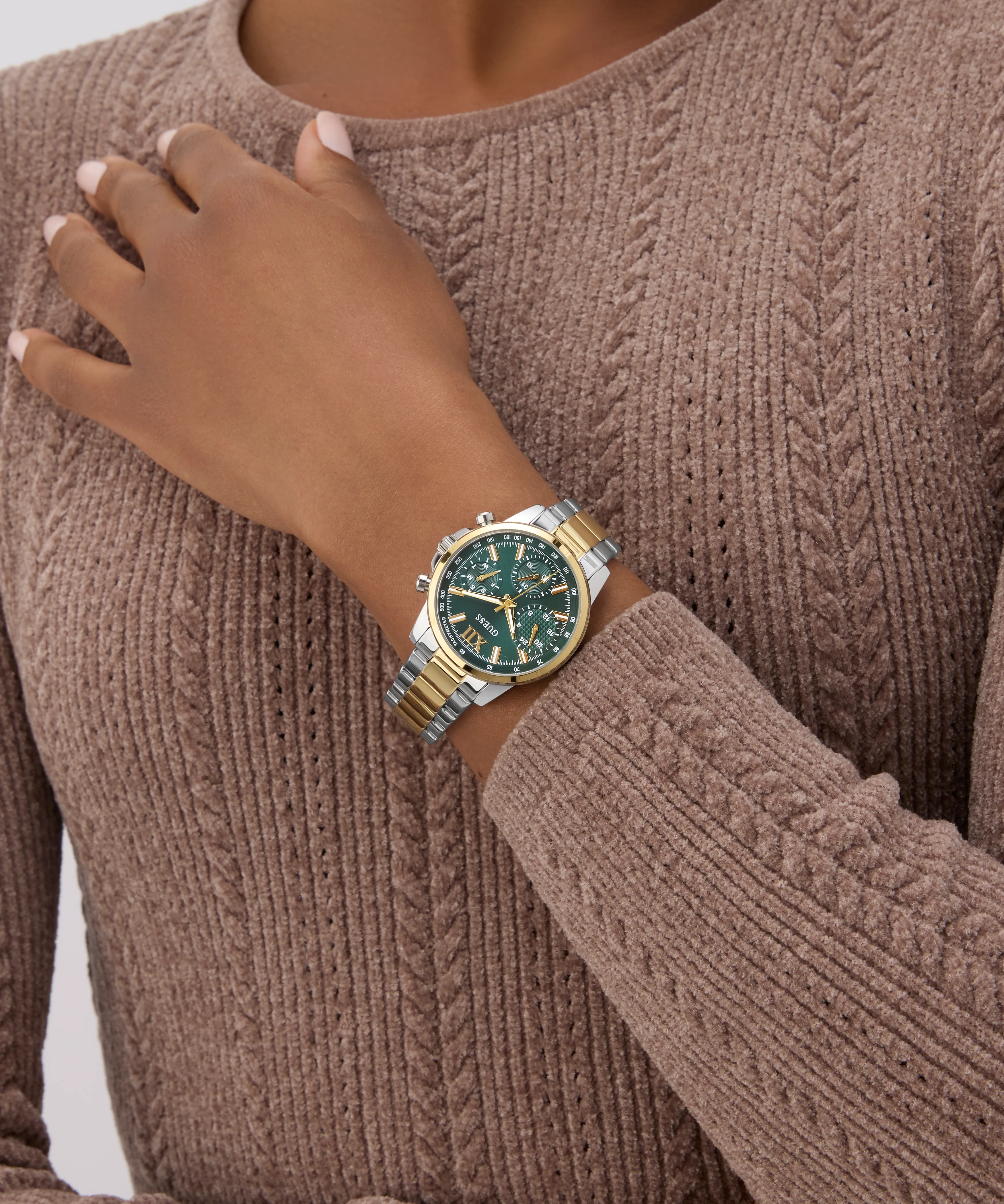 GUESS Ladies 2-Tone Multi-function Watch - Image 2