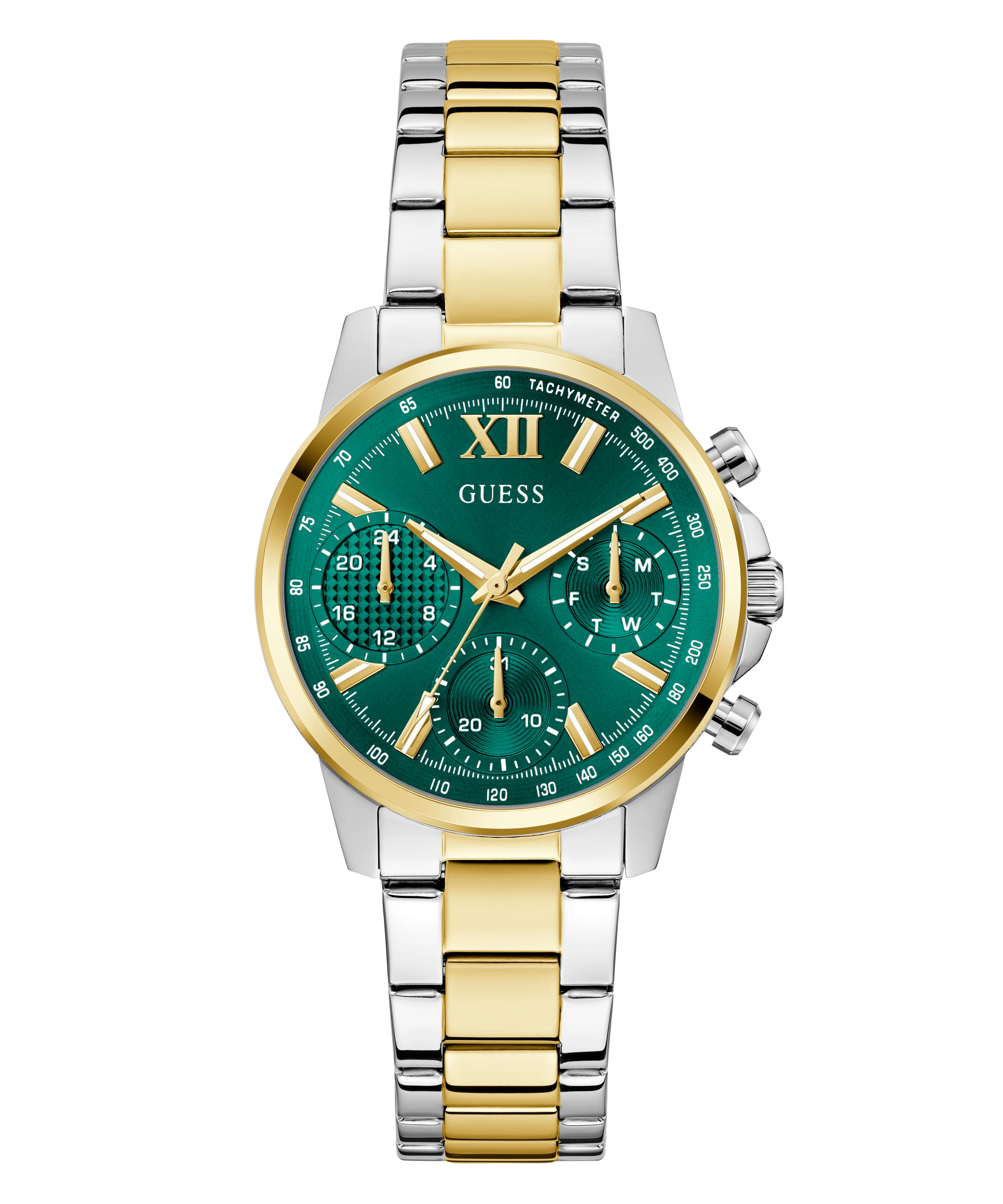 GUESS Ladies 2-Tone Multi-function Watch - Image 6