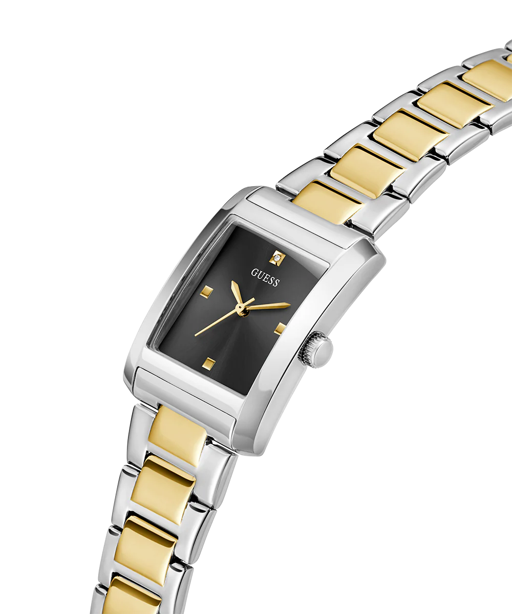 GUESS Ladies 2-Tone Silver Tone Analog Watch - Image 2