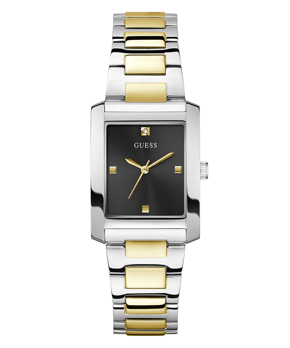 GUESS Ladies 2-Tone Silver Tone Analog Watch - Image 5