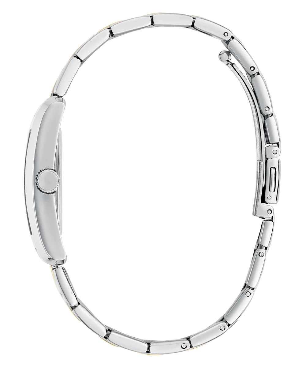 GUESS Ladies 2-Tone Silver Tone Analog Watch - Image 9