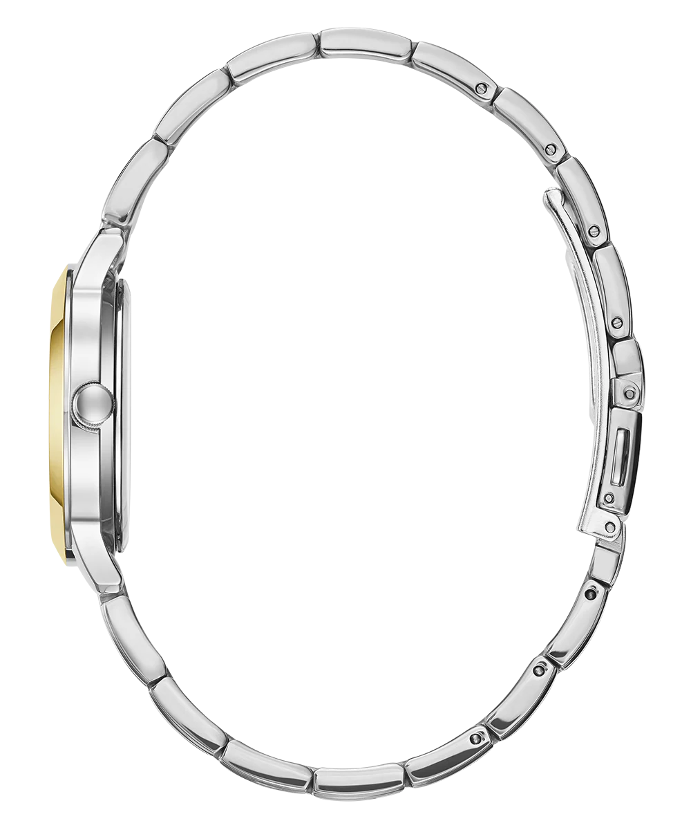 GUESS Ladies 30 Two Tone Analog Dress Watch - Image 4