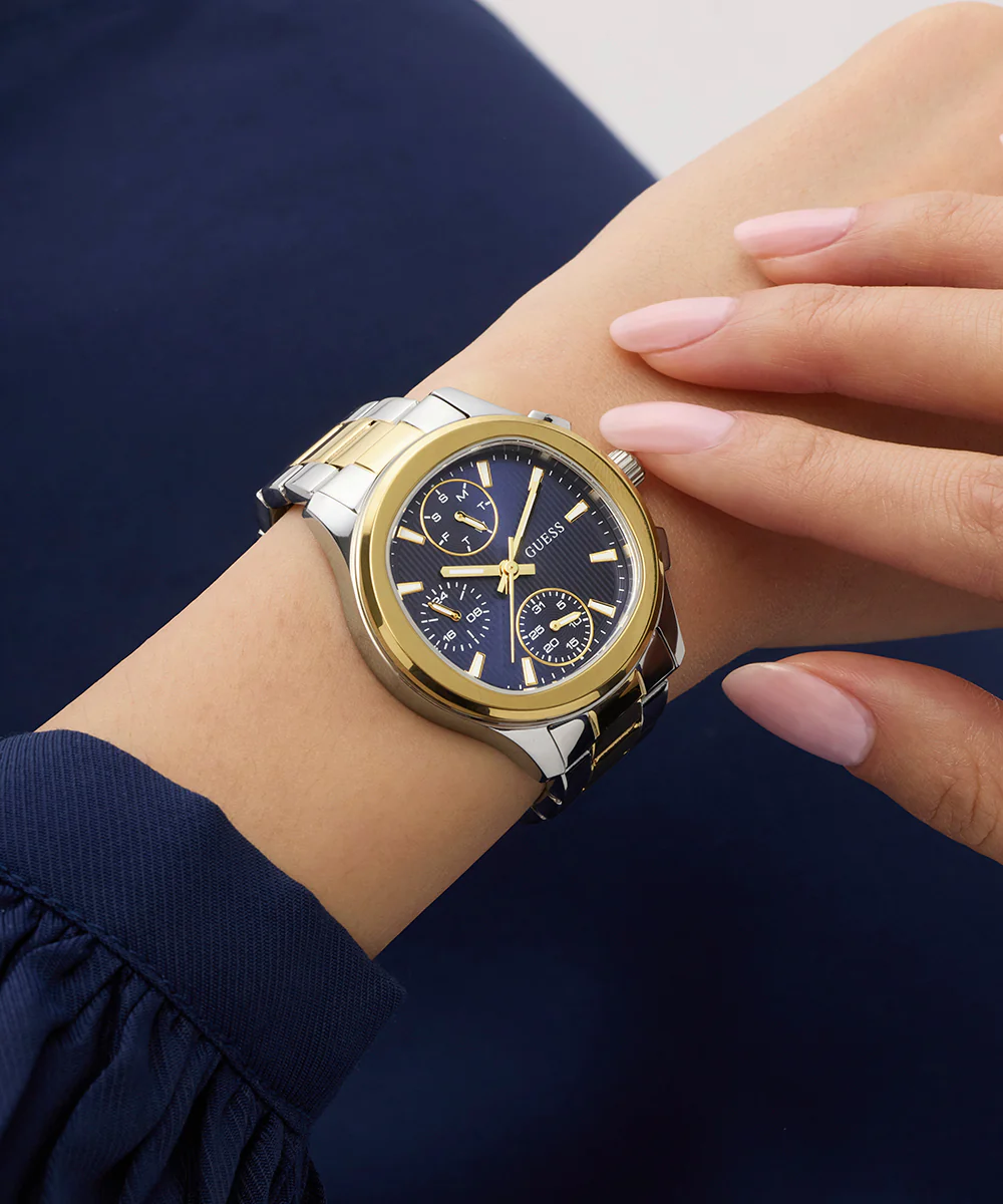 GUESS Ladies Birdie 2-Tone Analog Watch - Image 3