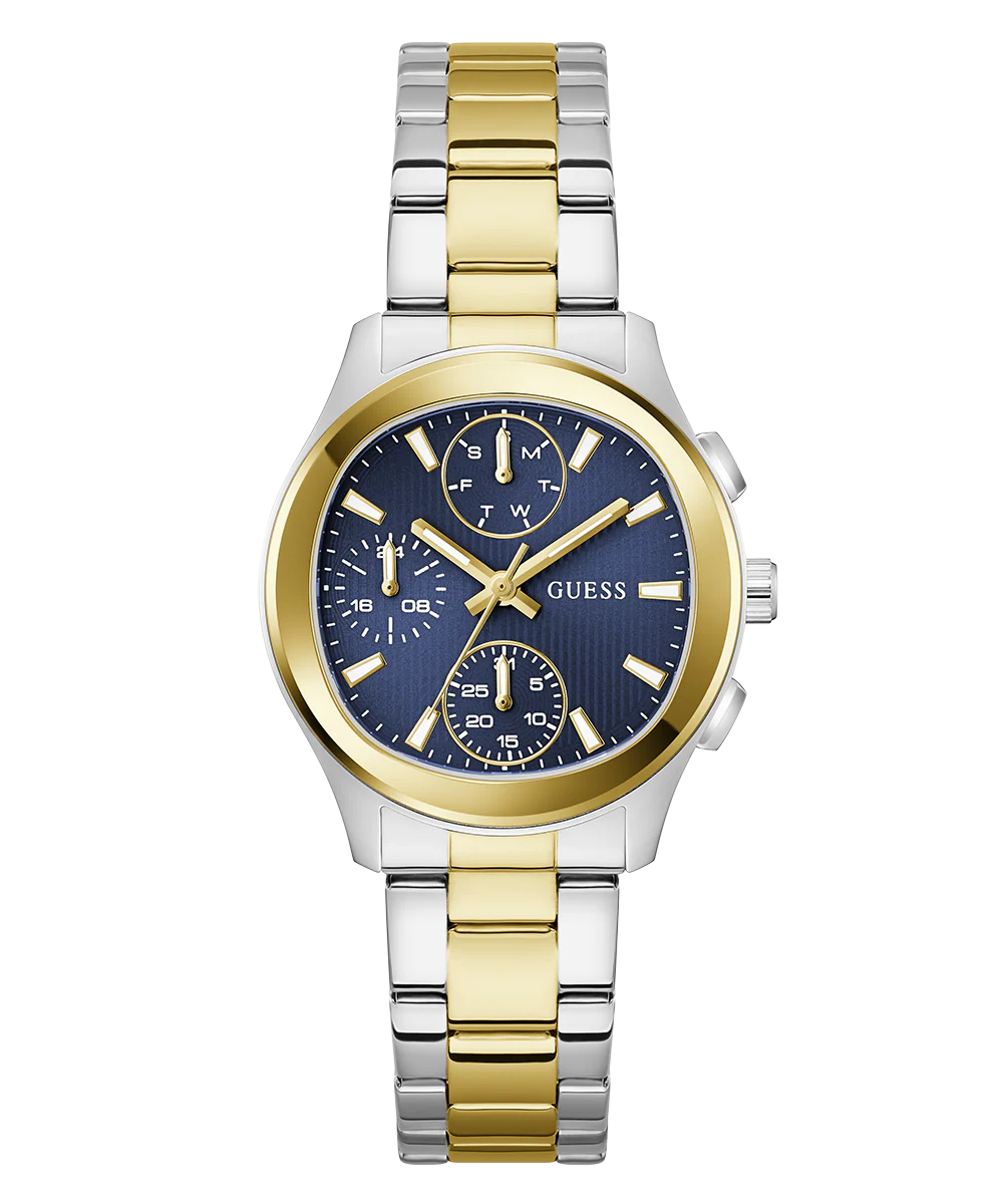 GUESS Ladies Birdie 2-Tone Analog Watch - Image 4